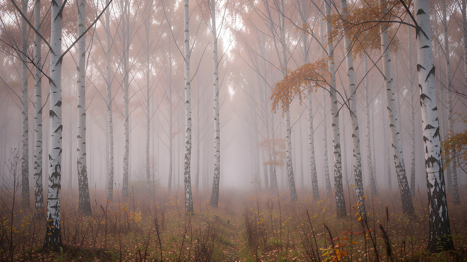 Forest Night Sky