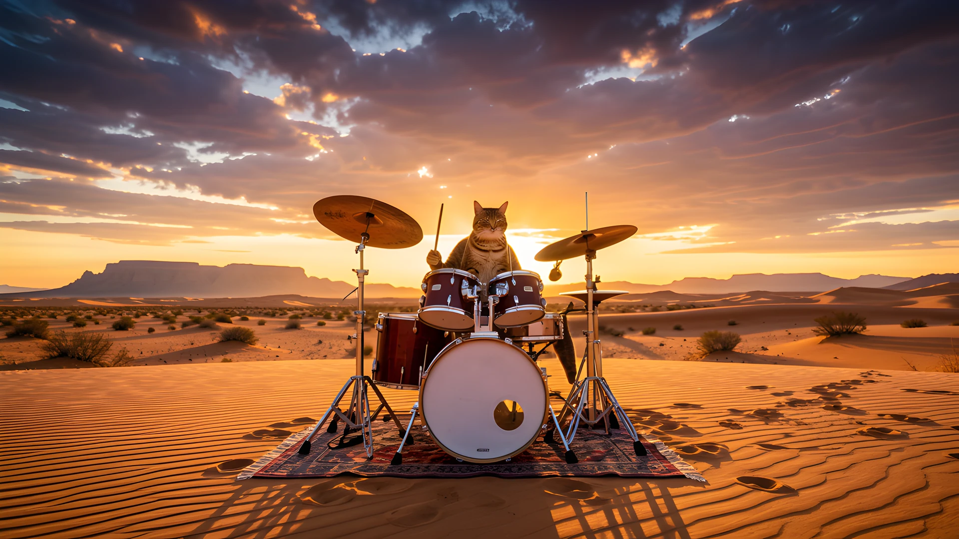 Desert Drummer Cat