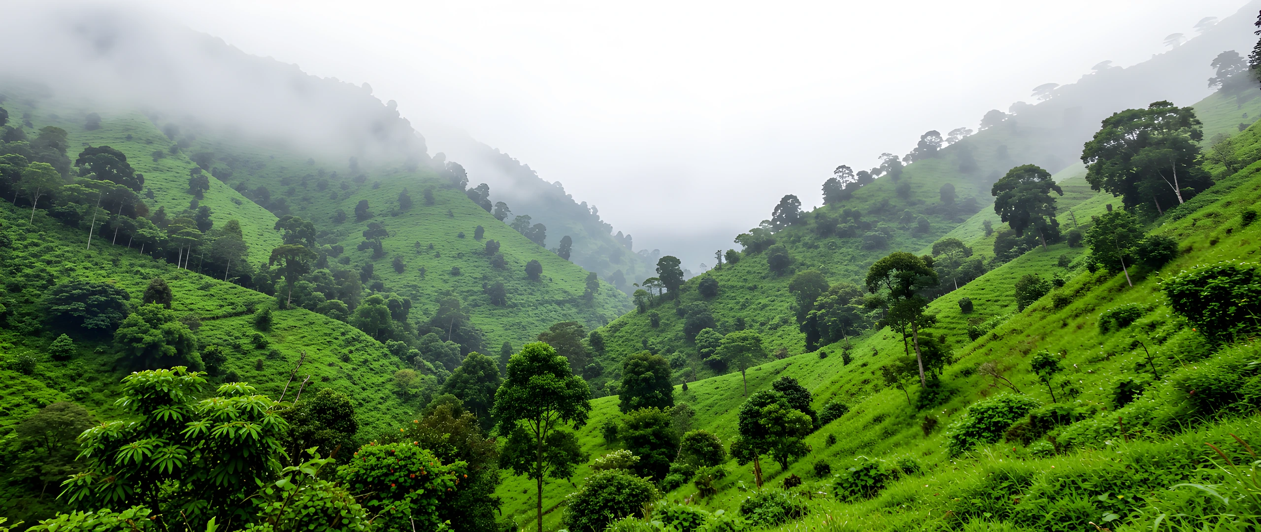 Misty Emerald Valley