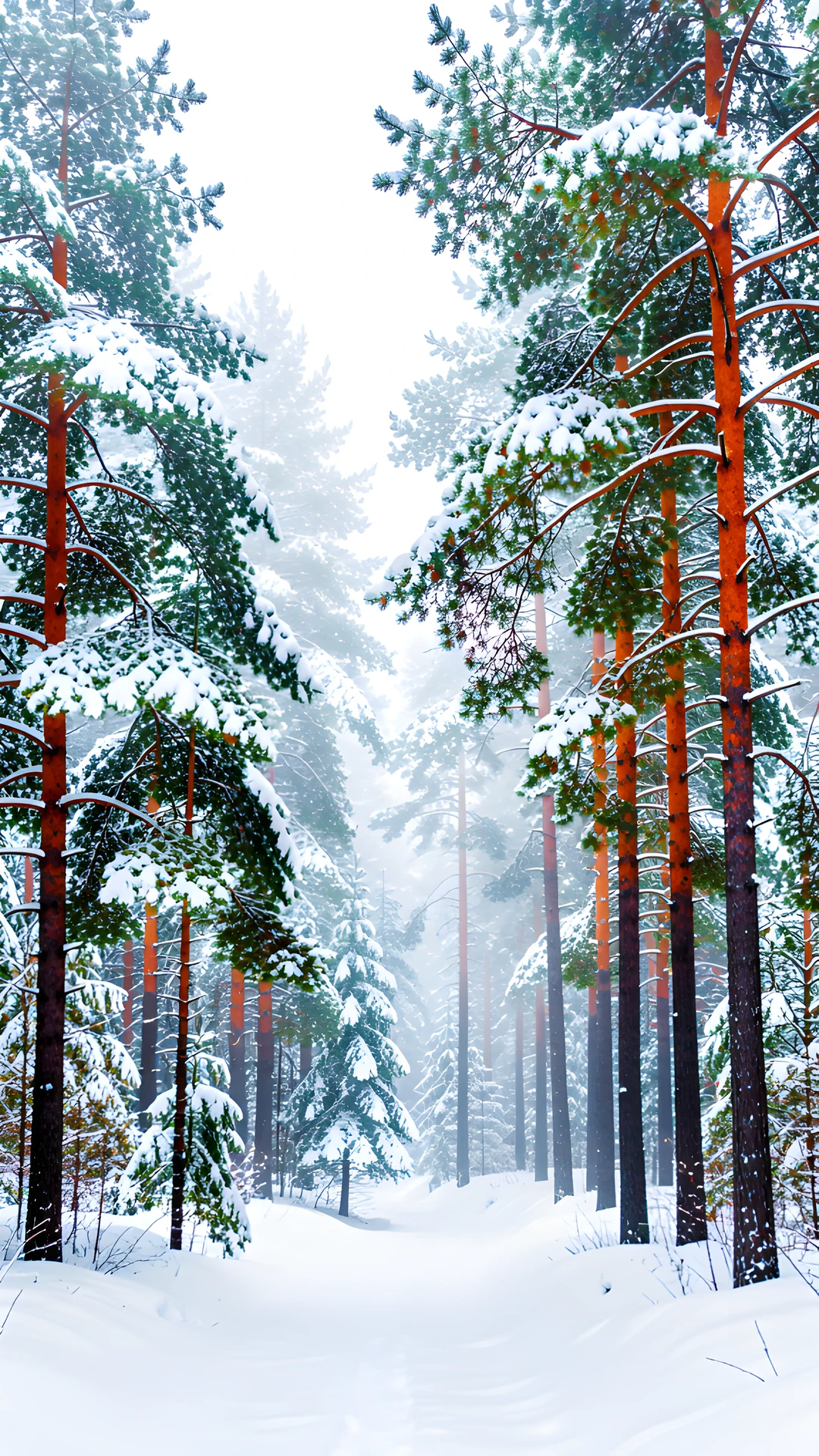 Winter Woodland Scene