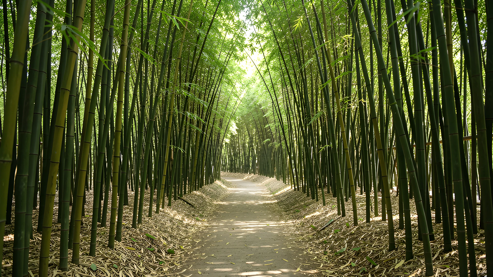 Misty Bamboo Walk