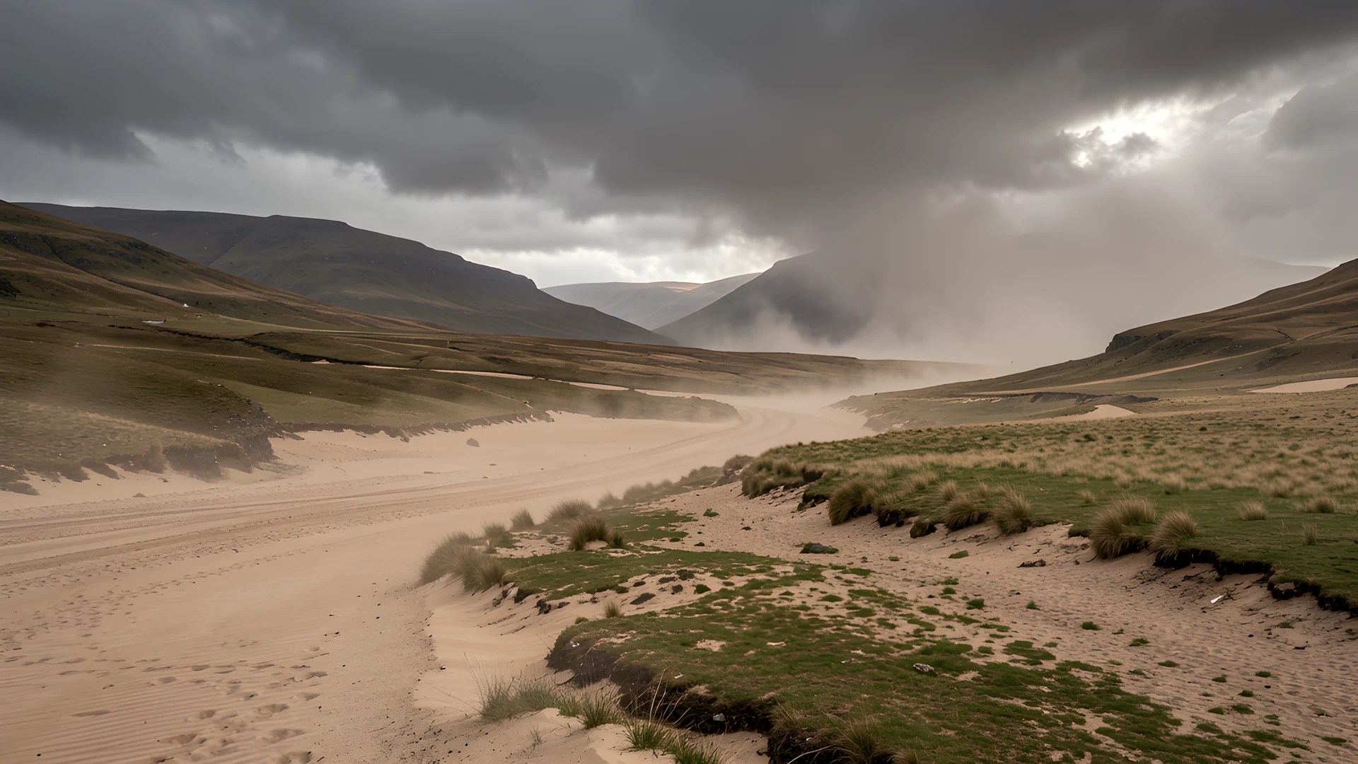 Stormy Highland Noon