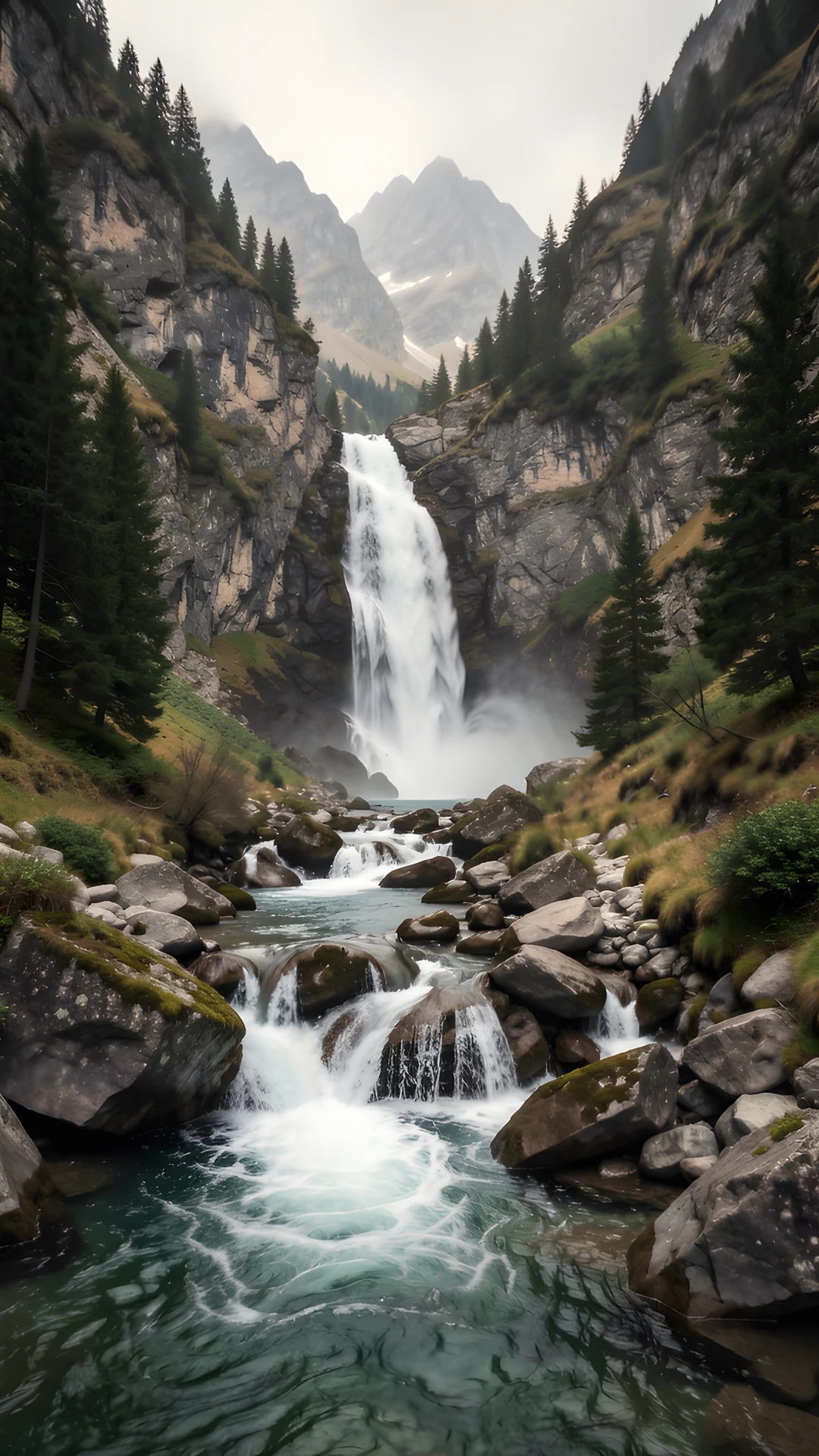 Misty Mountain Falls