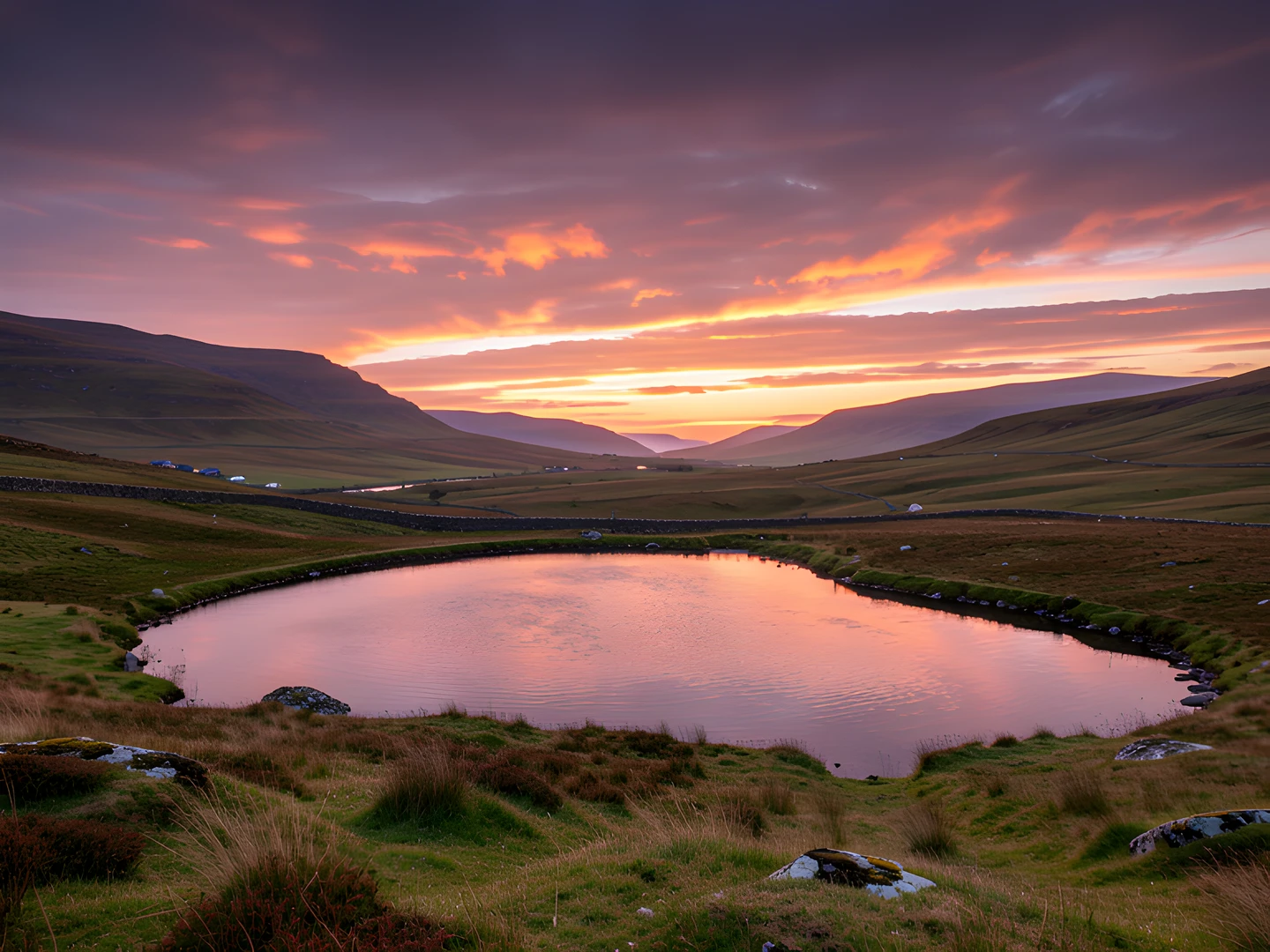 Scottish Sunset Hills