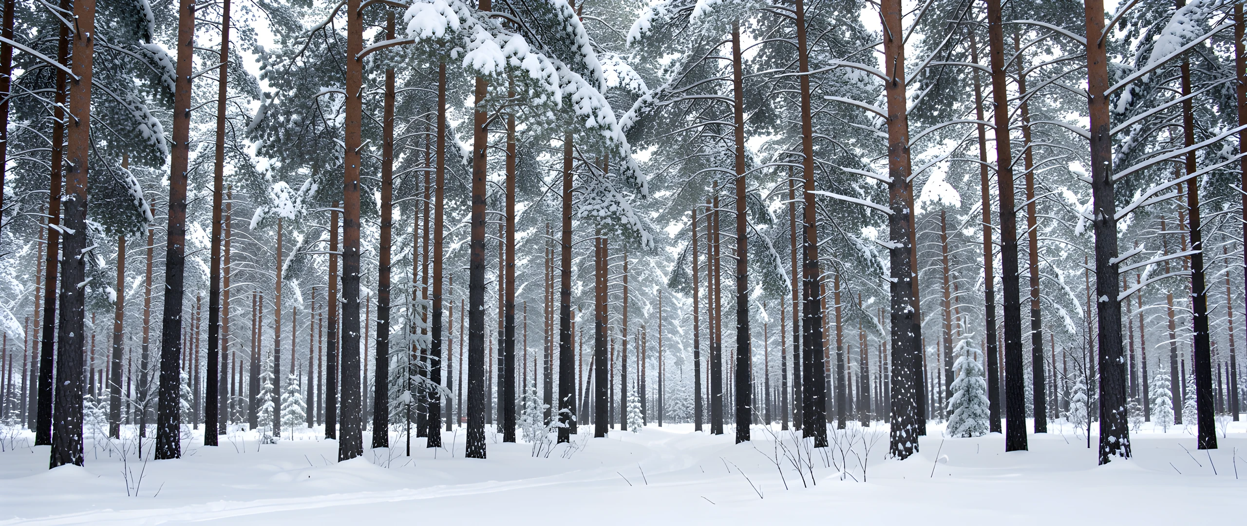 Winter Woodland Scene