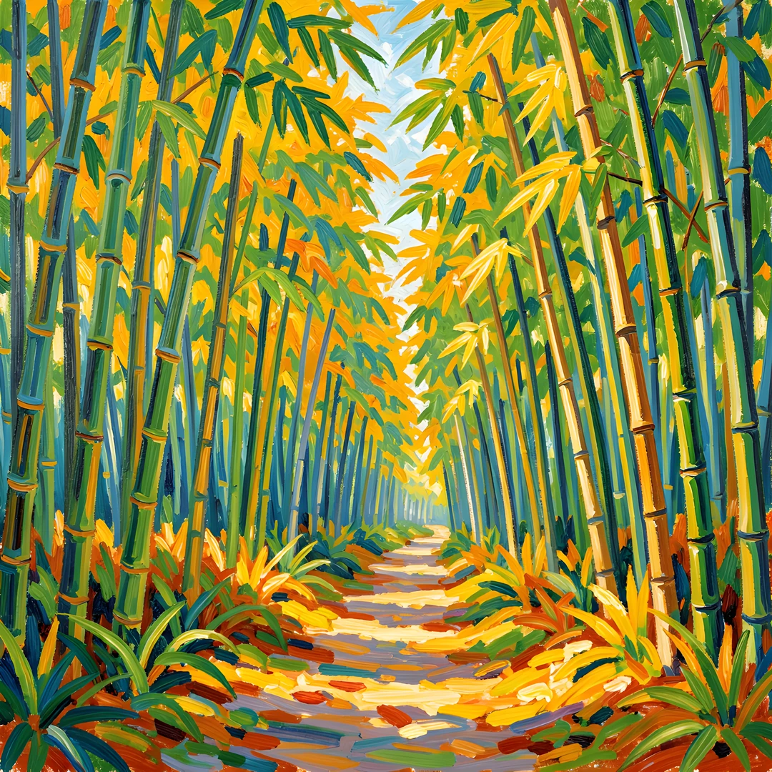 Jungle Brush Strokes