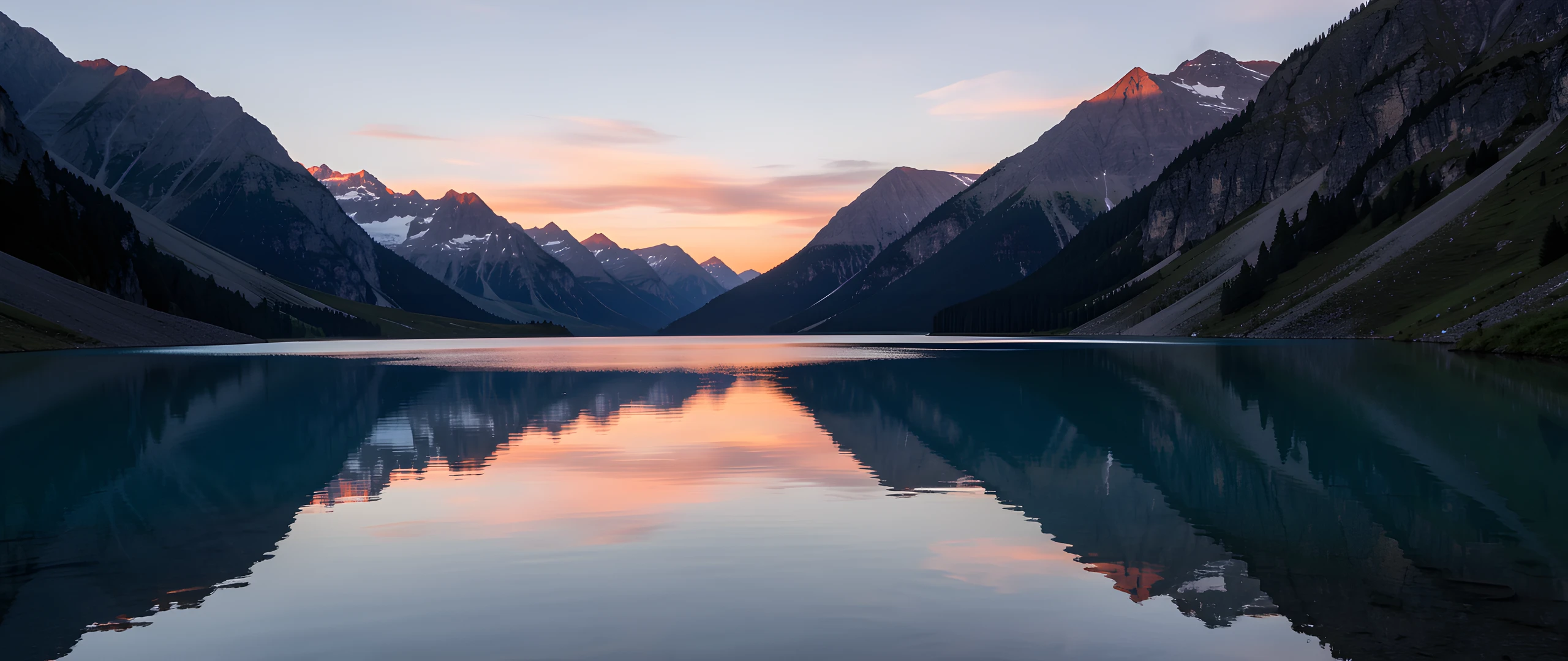 Mountain Lake Glow