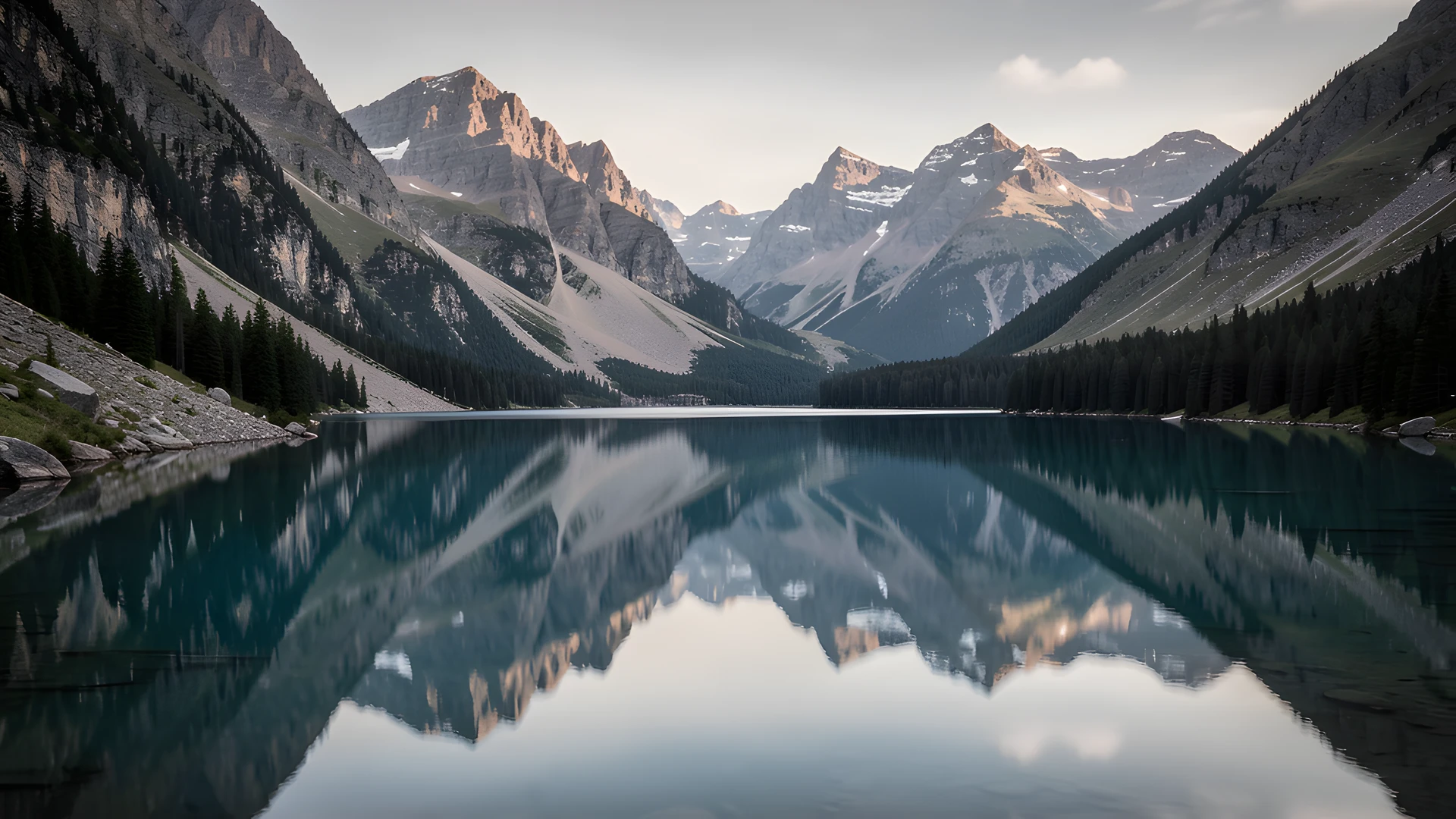 Mountain Lake Serenity