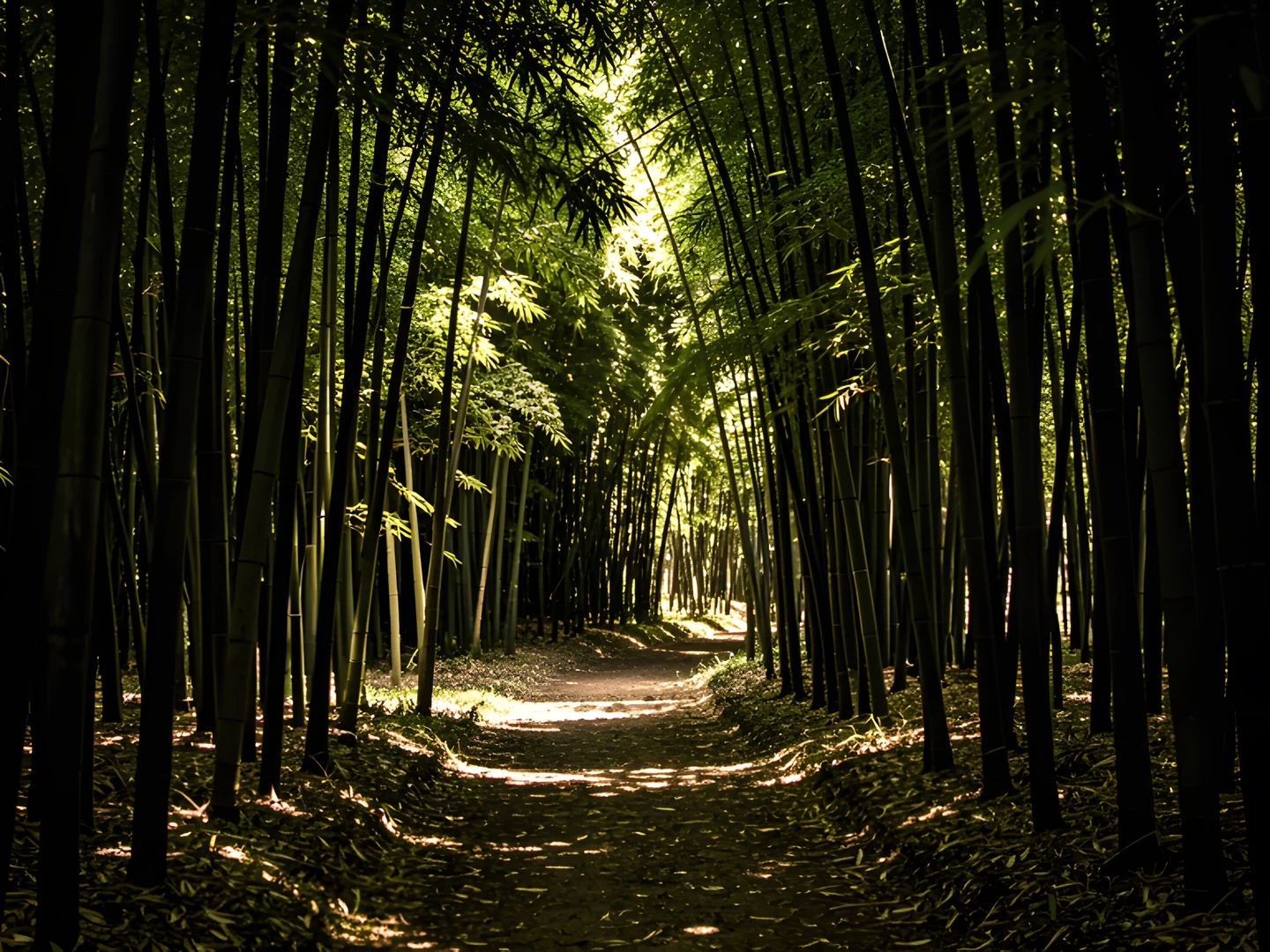 Forest Glade Sunset