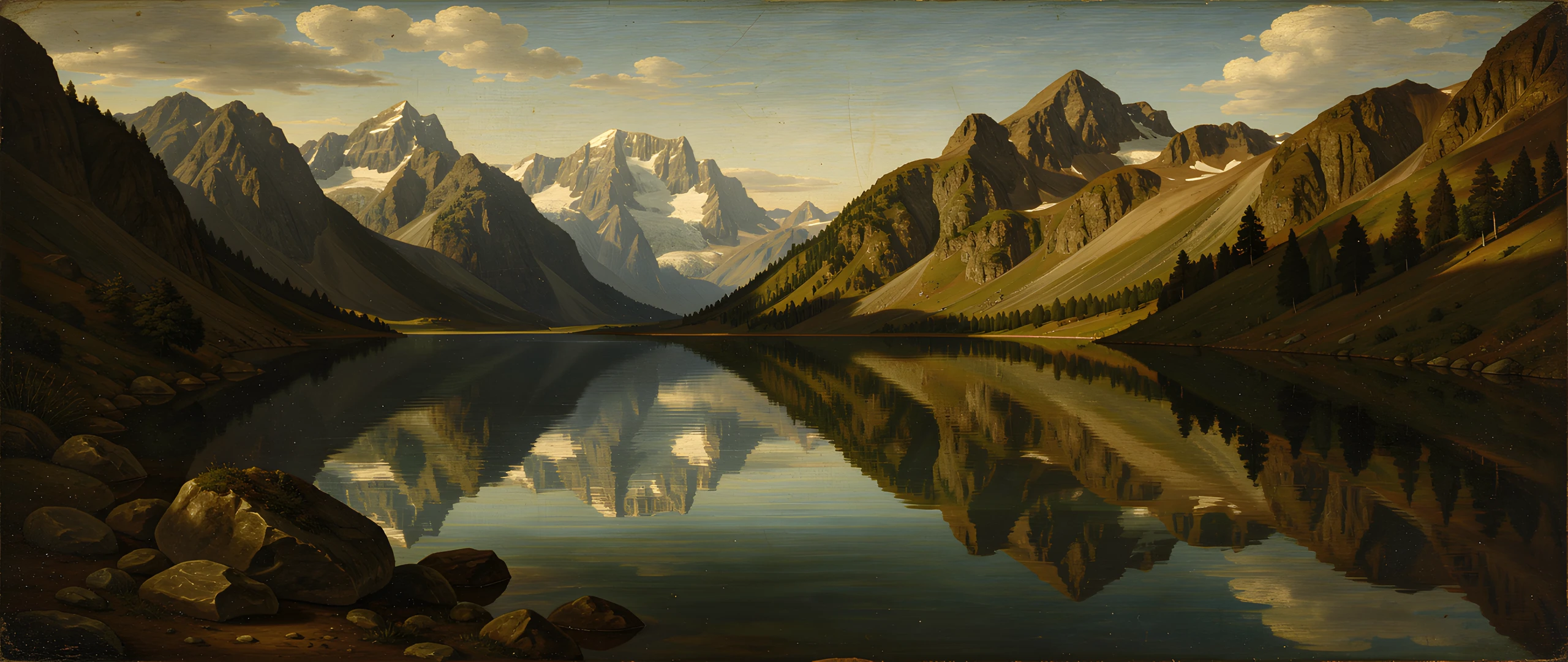 Alpine Lake Reflections