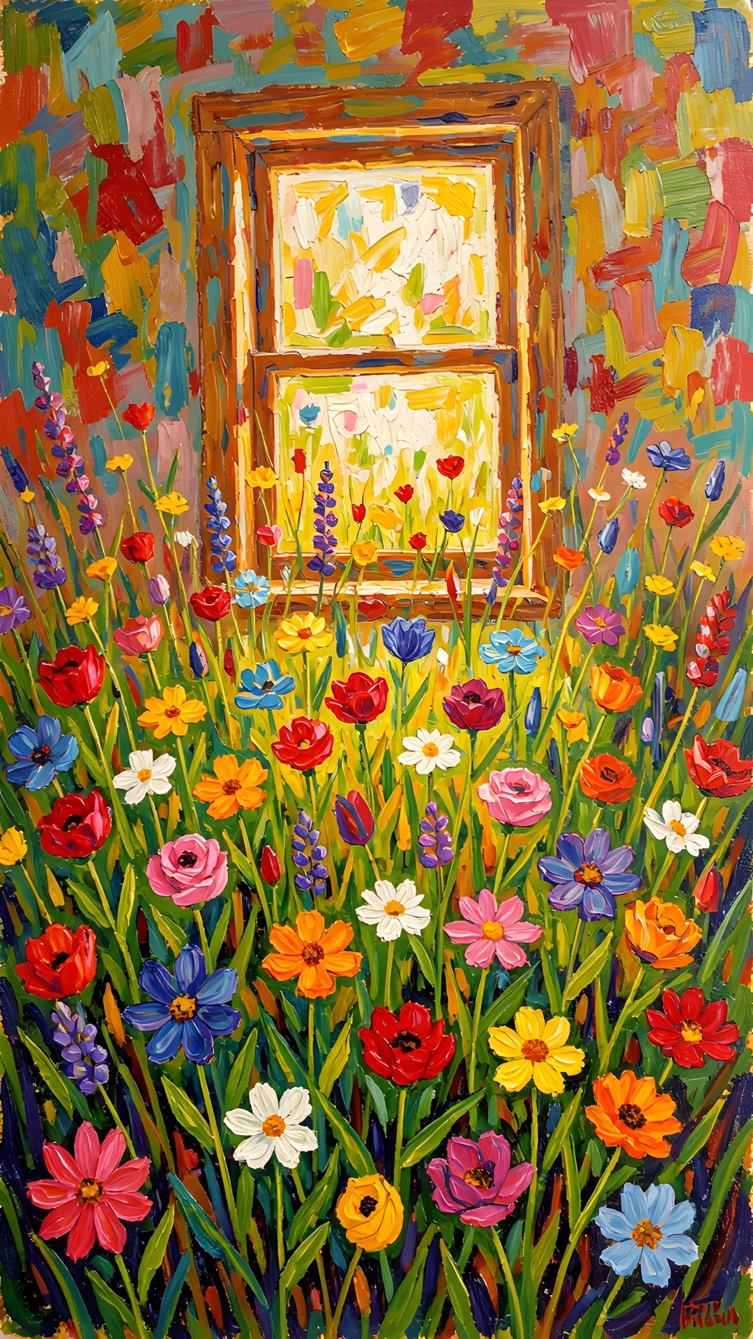 Impressionist Field Scene