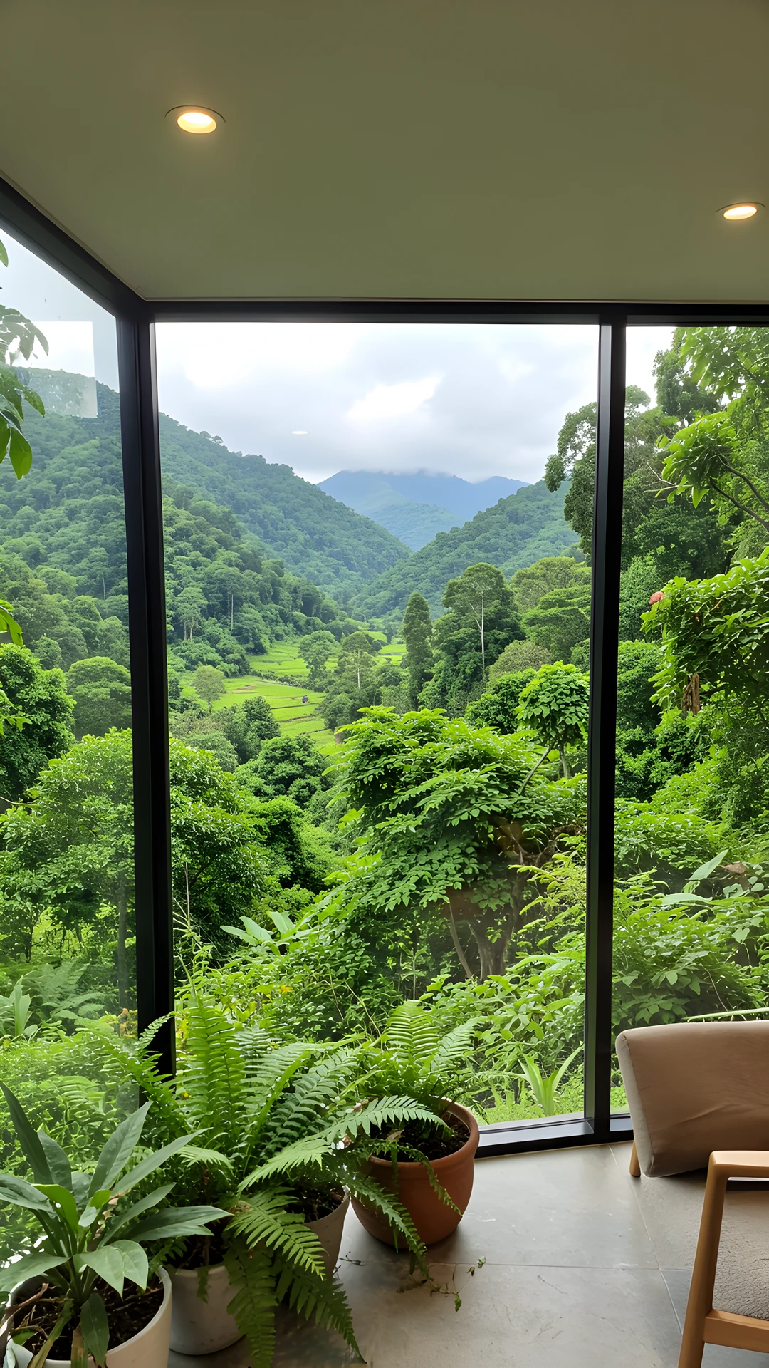 Tropical Oasis Scene