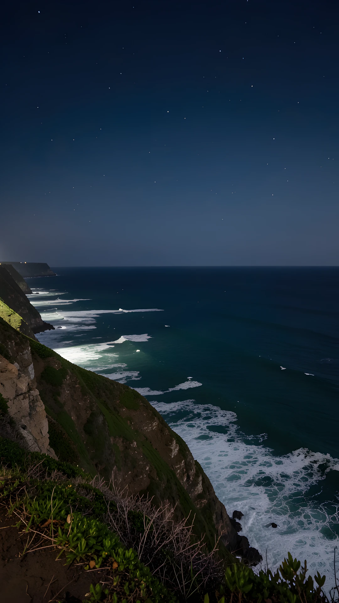 Dark Ocean Shore