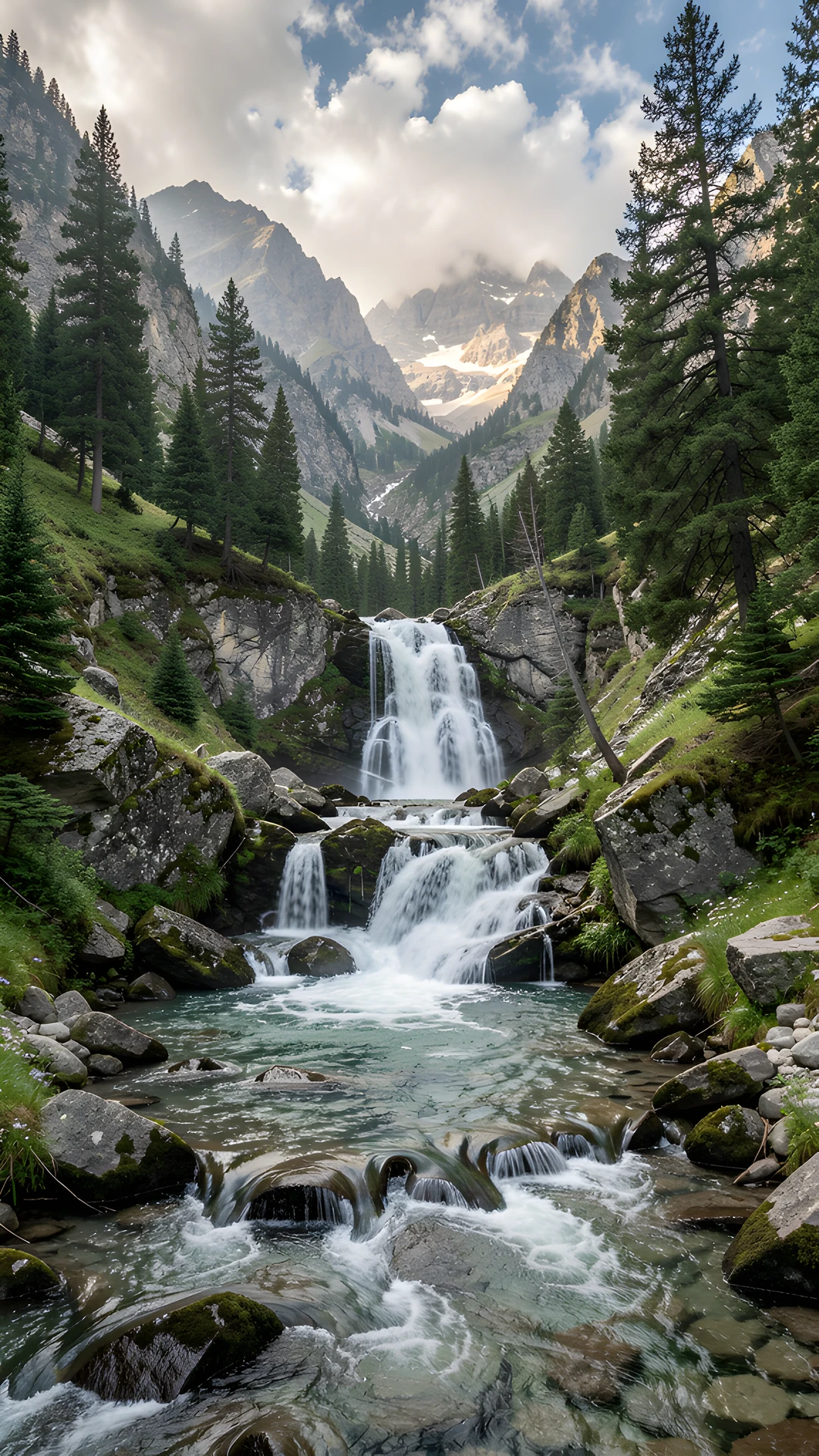 Serene Alpine Waters