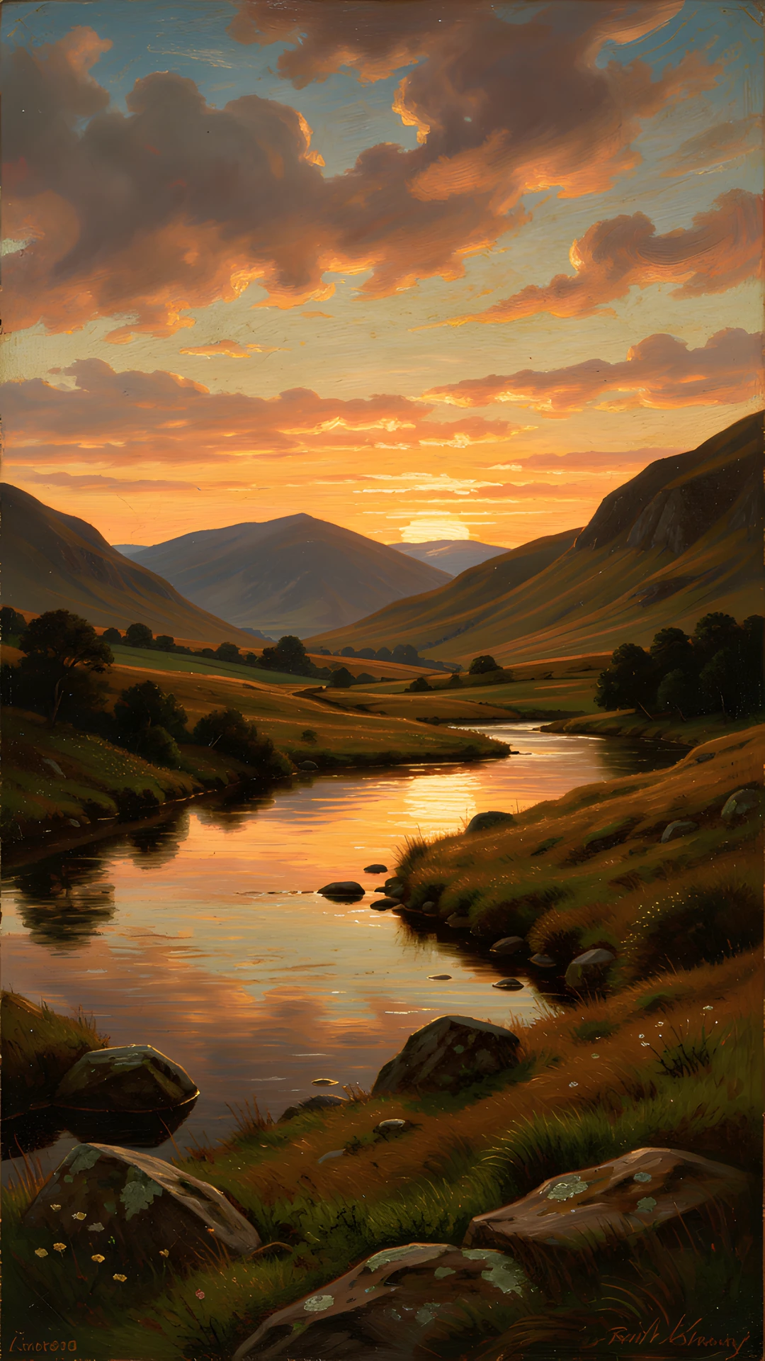 Scottish Sunset Sky
