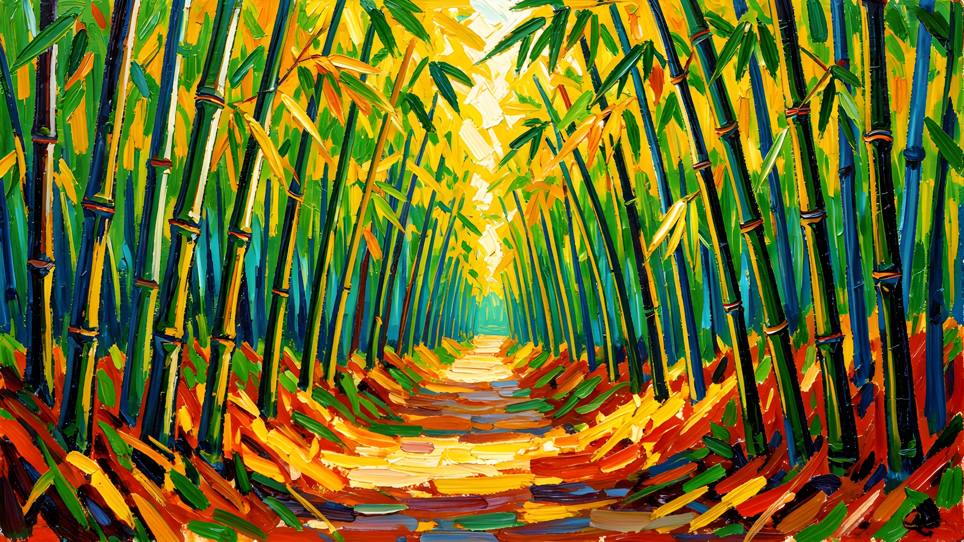 Bamboo Forest Path