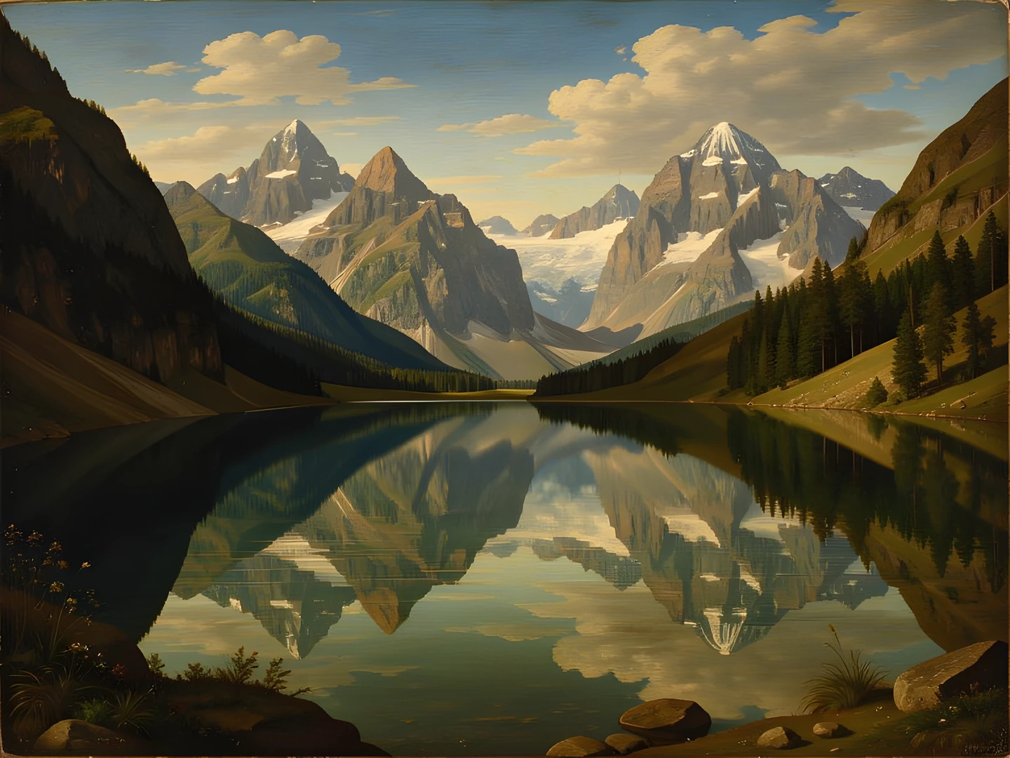 Mountain Lake Landscape