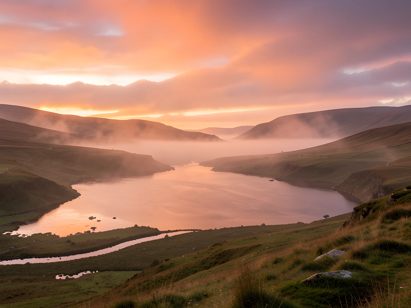 Glen Highland Sunset