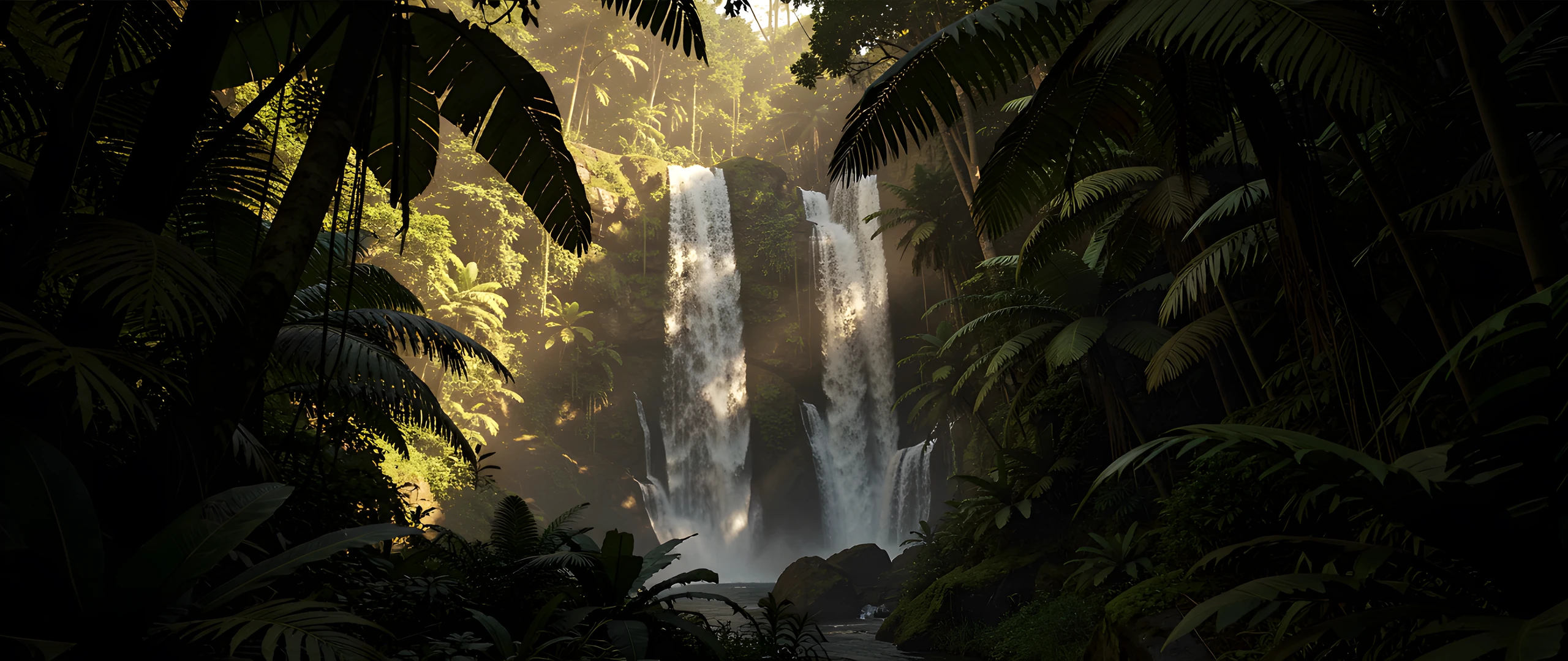 Golden Misty Jungle