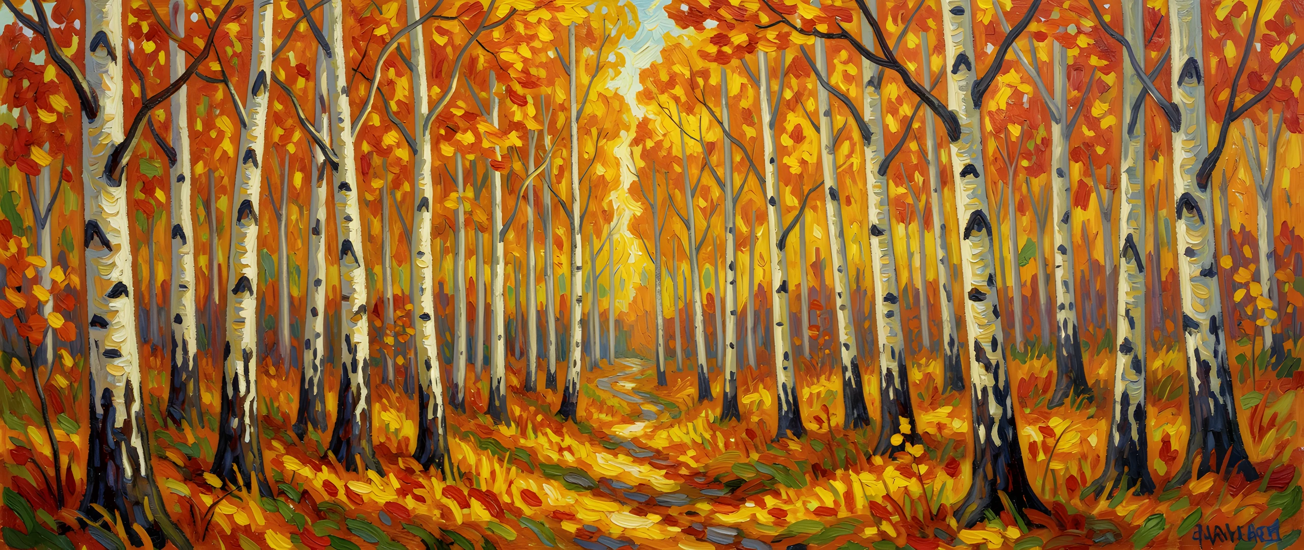 Golden Autumn Haze
