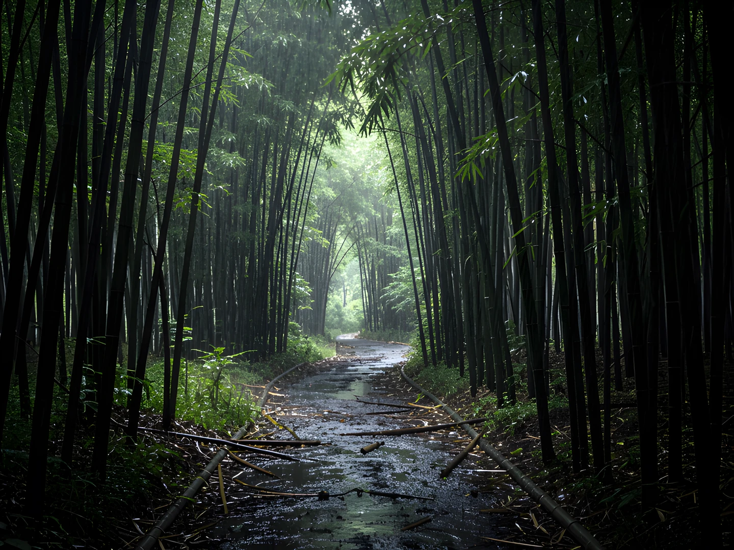 Misty Bamboo Trail