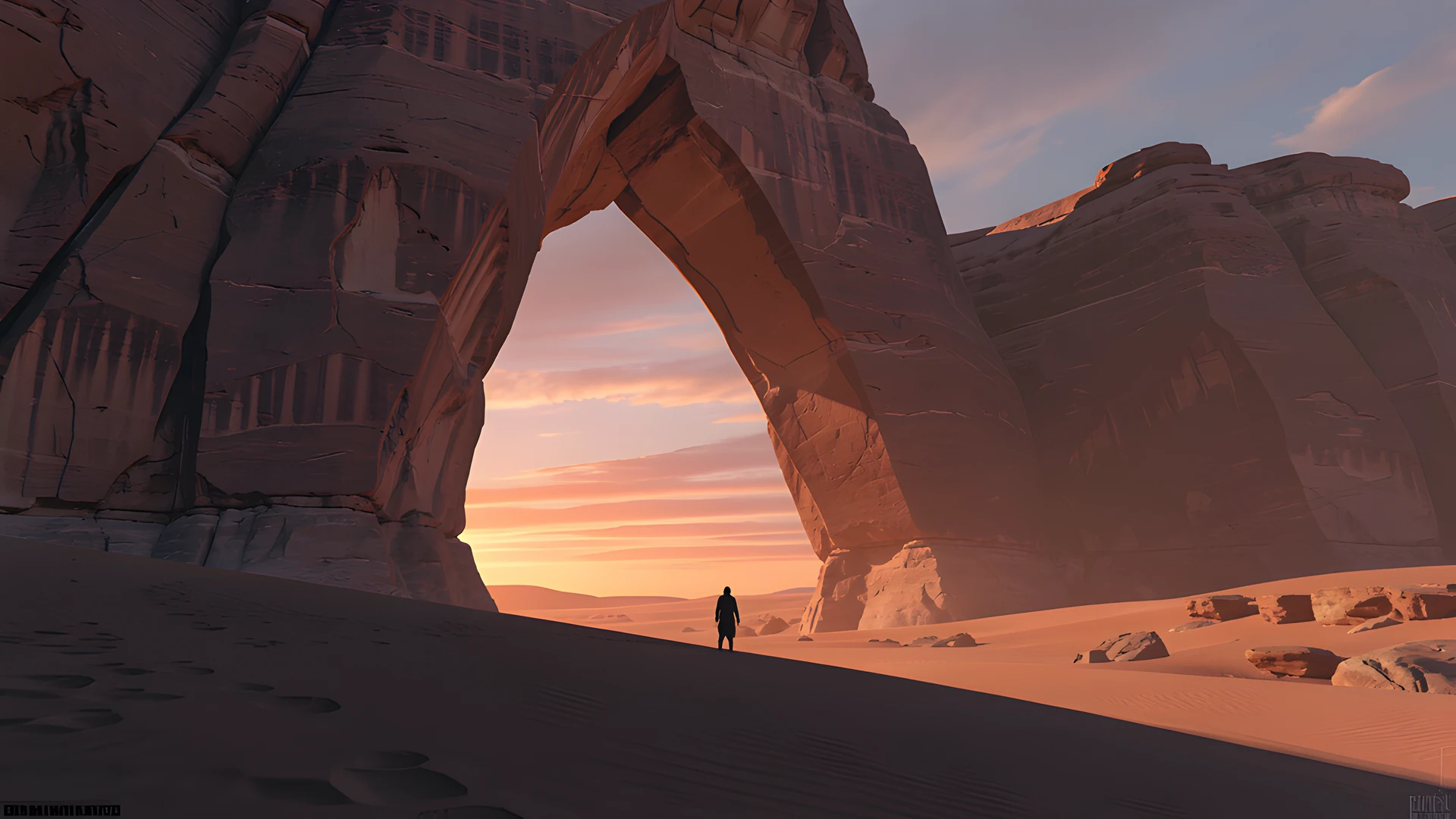 Desert Sandstone Monolith