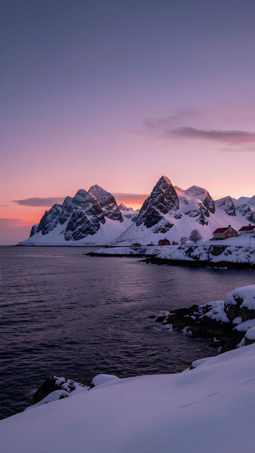 Snowy Mountain Valley