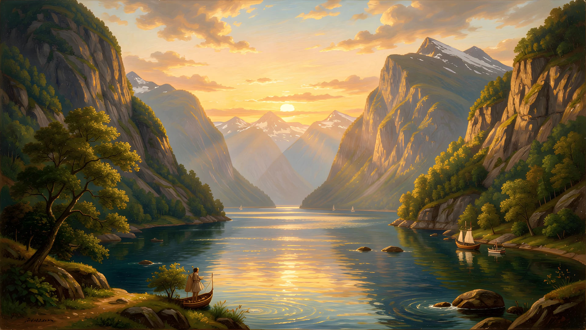 Fjord Morning Glow