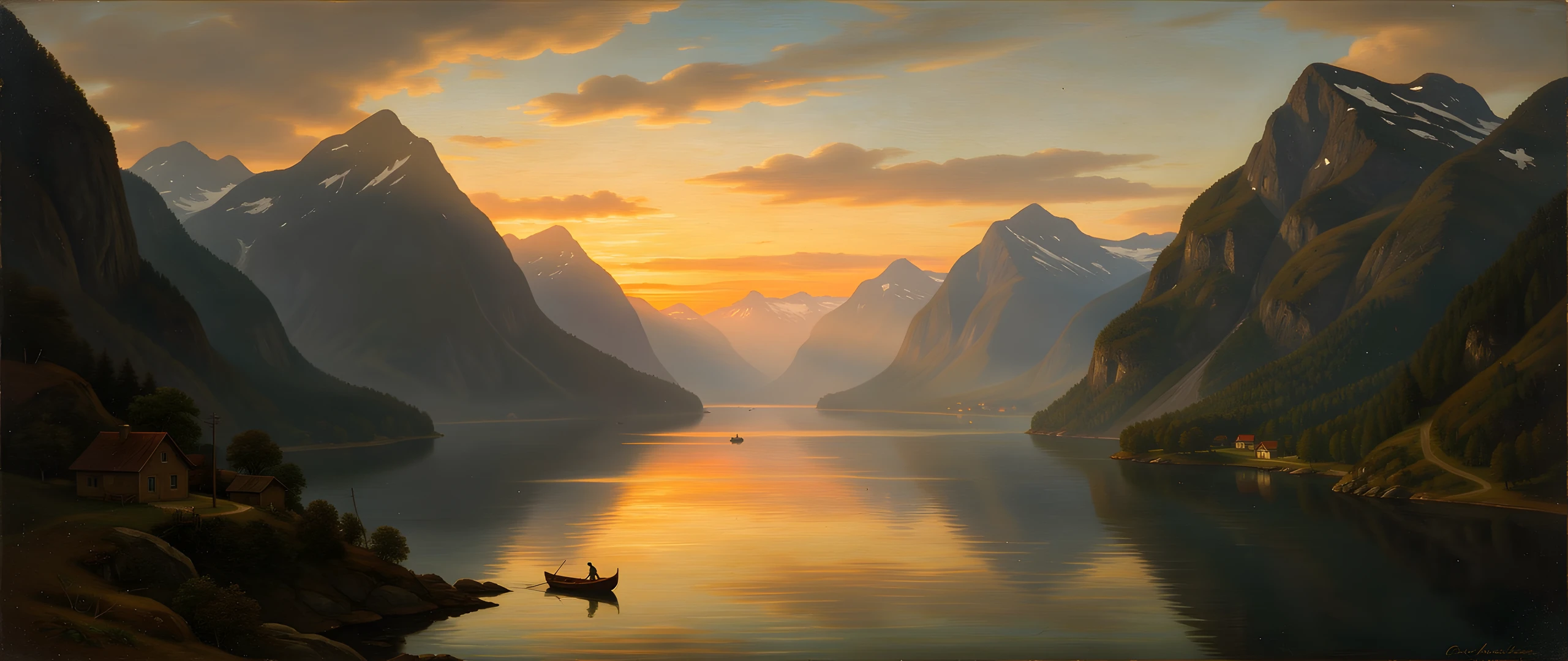 Fjord Morning Glow
