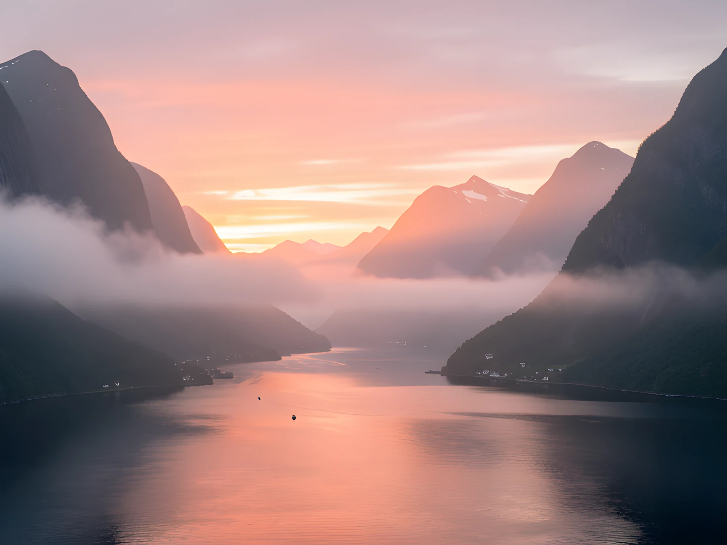 Norwegian Fjord Dawn