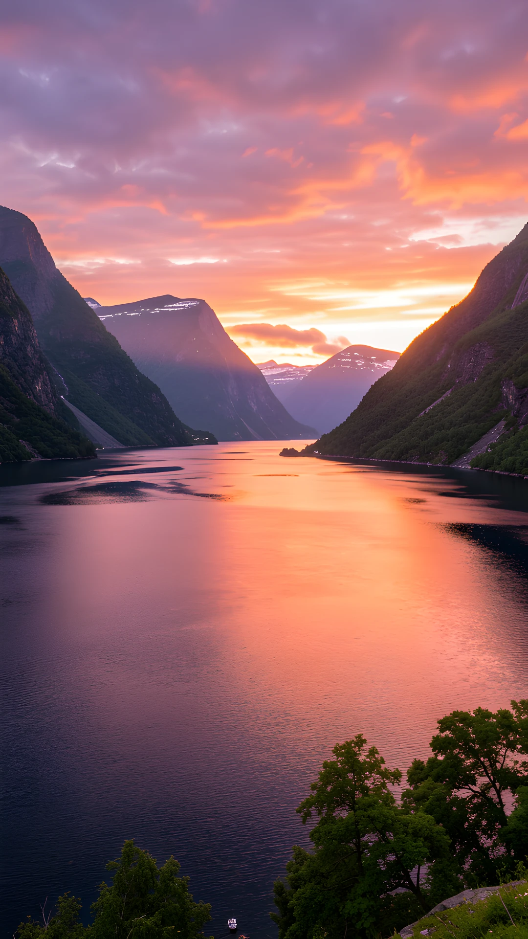 Fjord Morning Glow