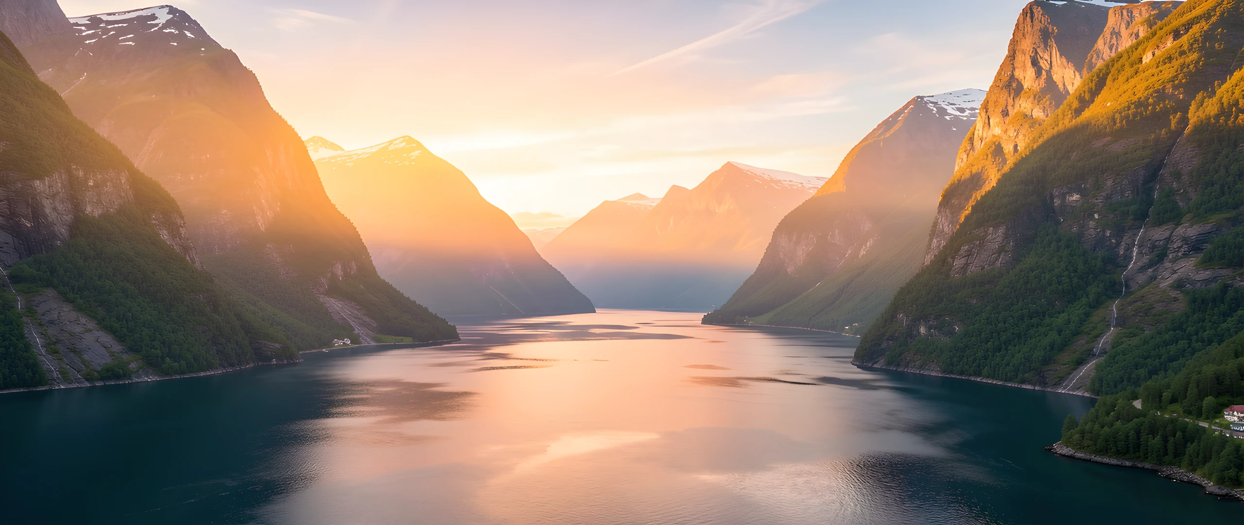 Fjord Morning Glow
