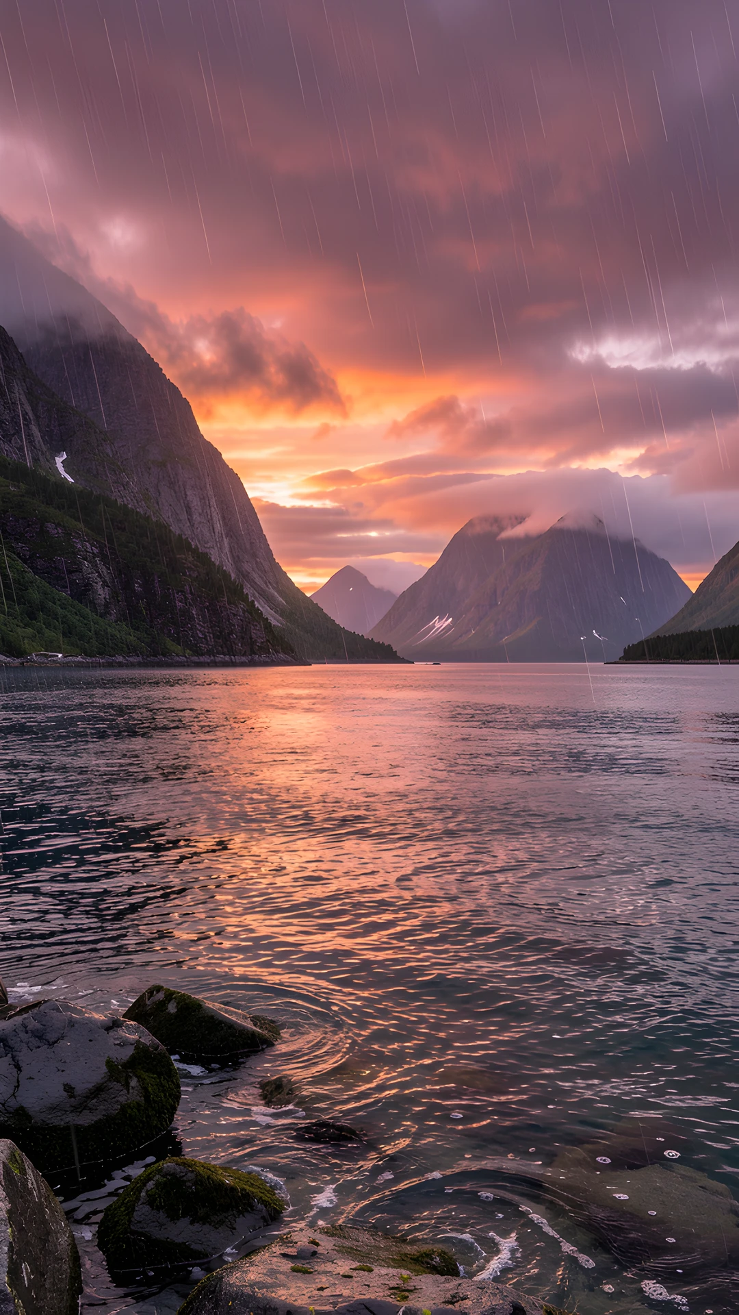 Fjord Sunset Haze