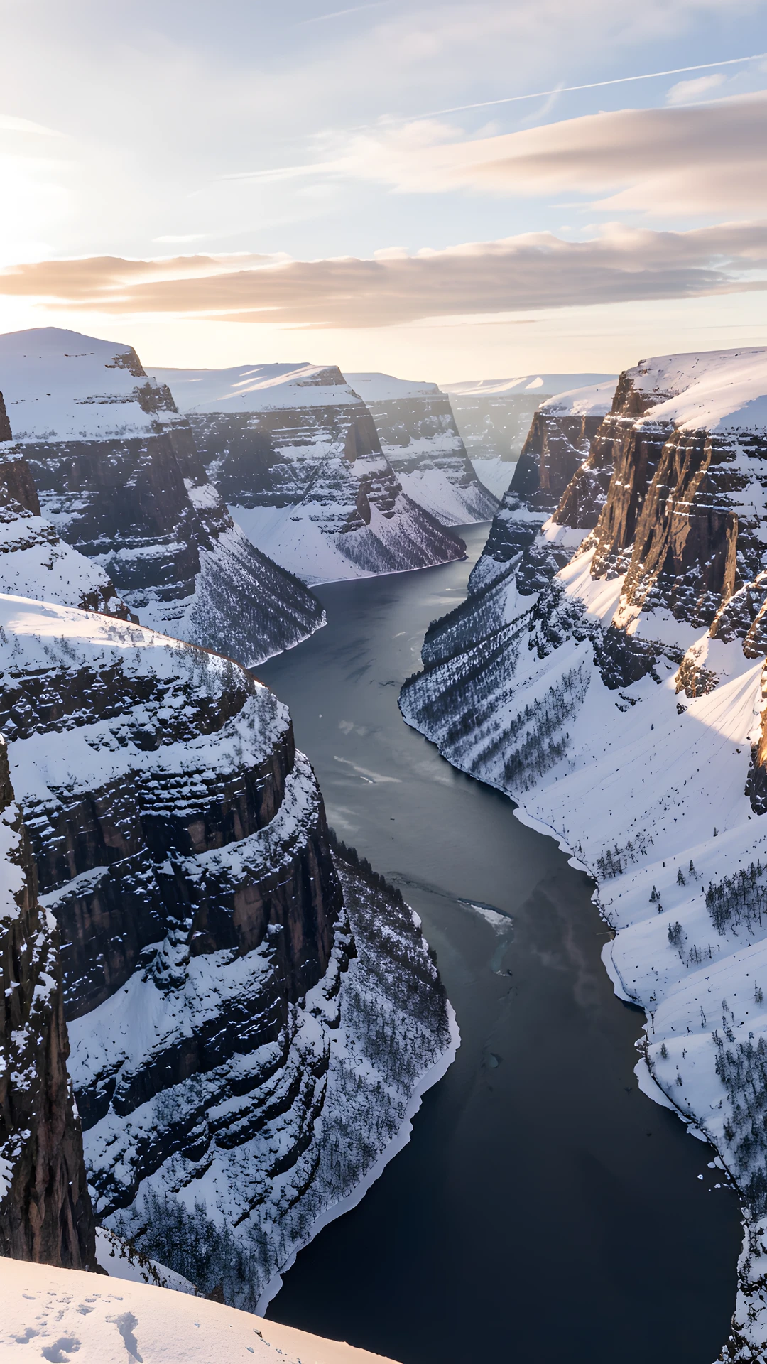 Fjord Winter Glow
