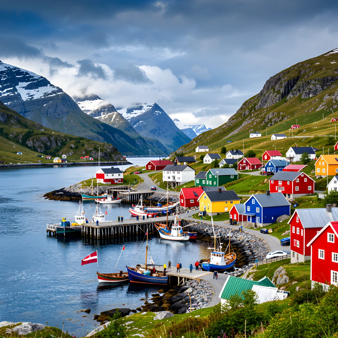 Norwegian Fishing Village