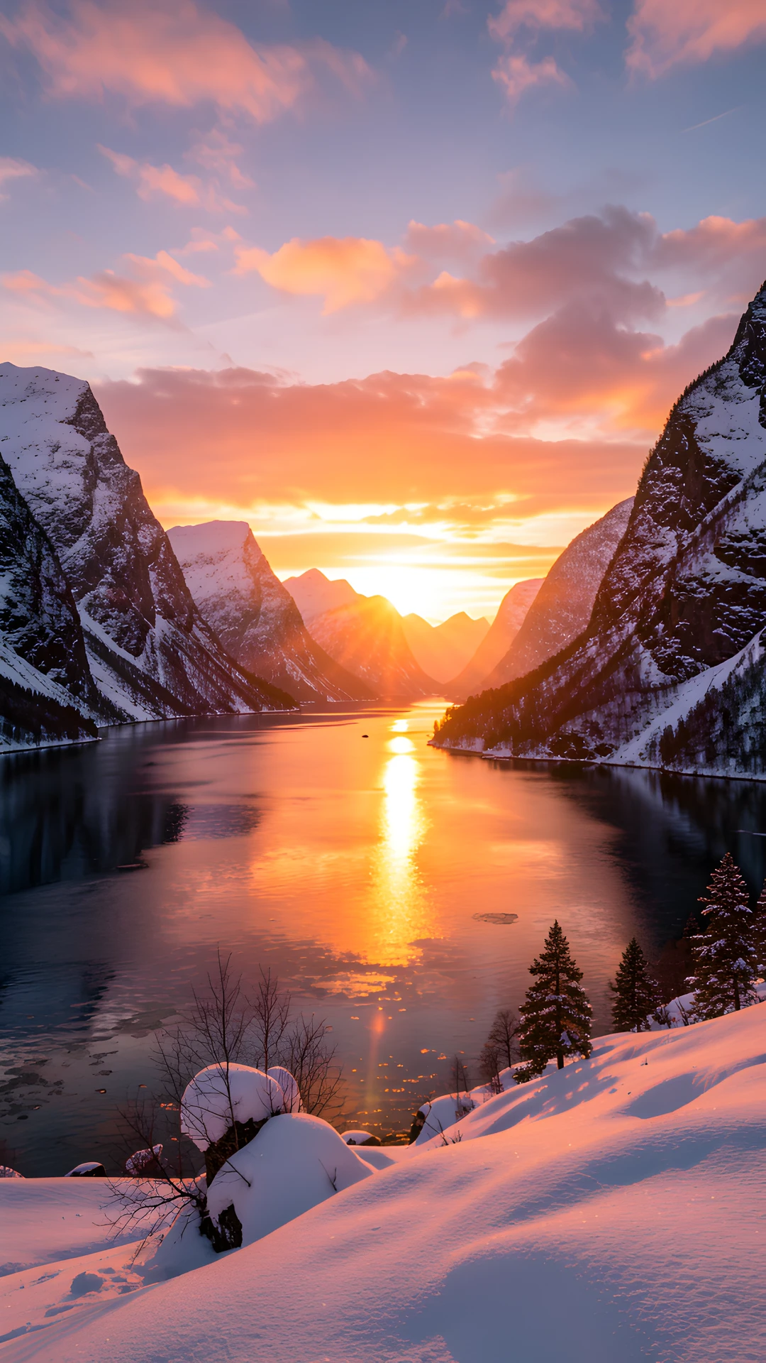 Fjord Morning Glow