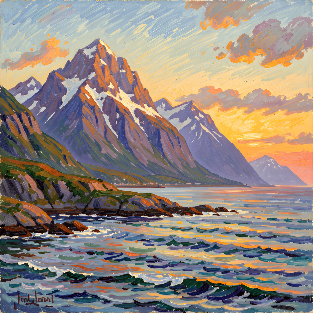 Norwegian Coastal Scene