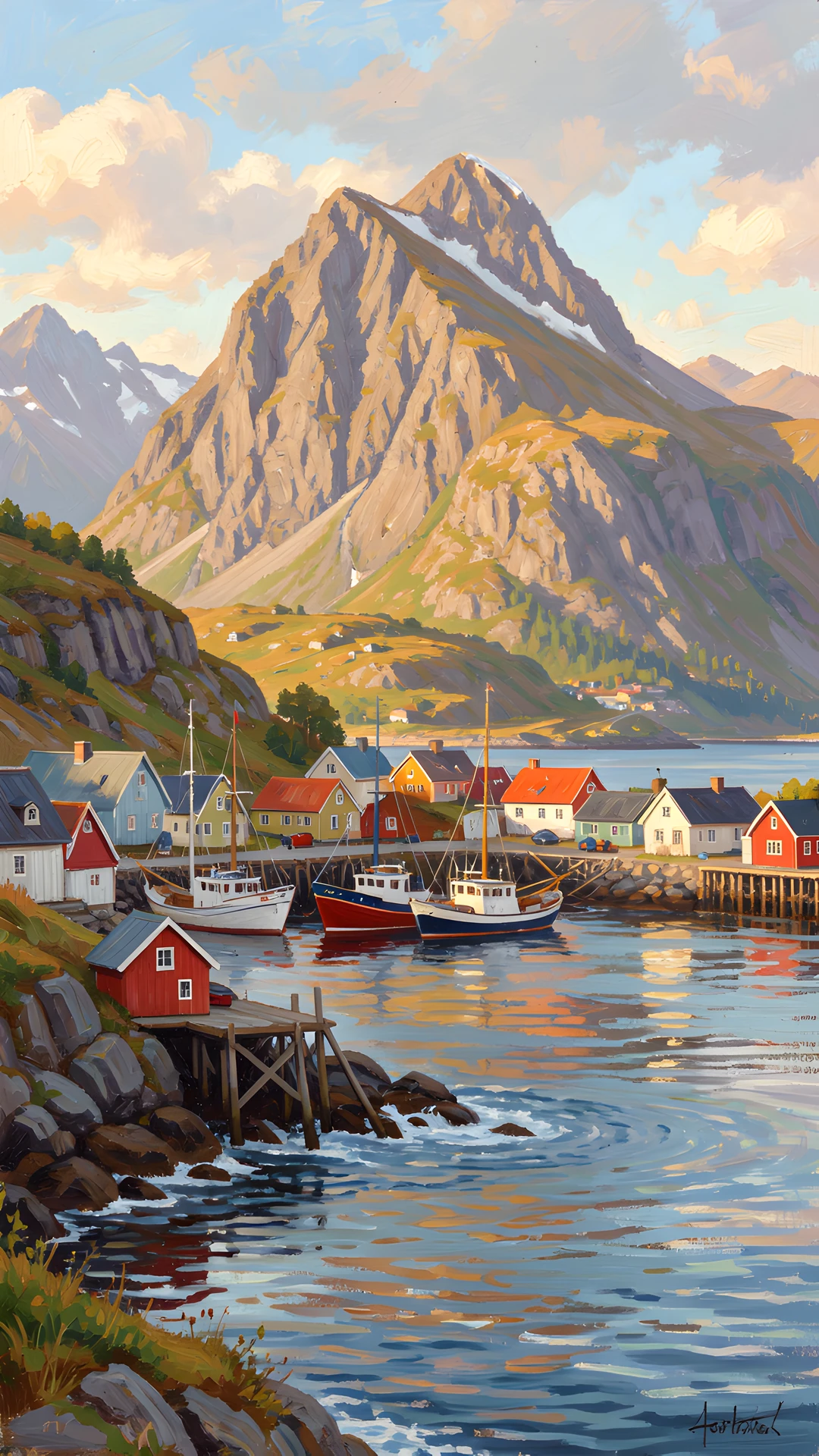 Norwegian Fishing Village