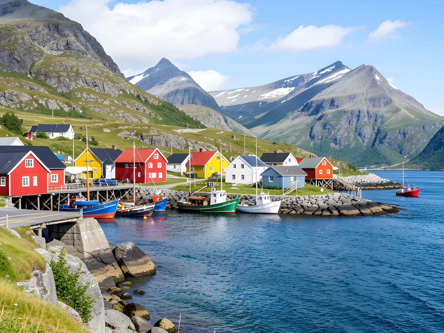 Norwegian Coastal Scene