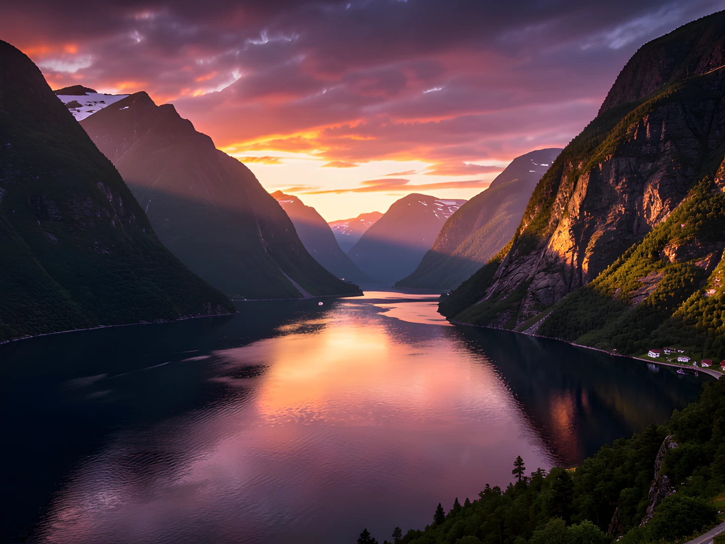 Fjord Morning Glow