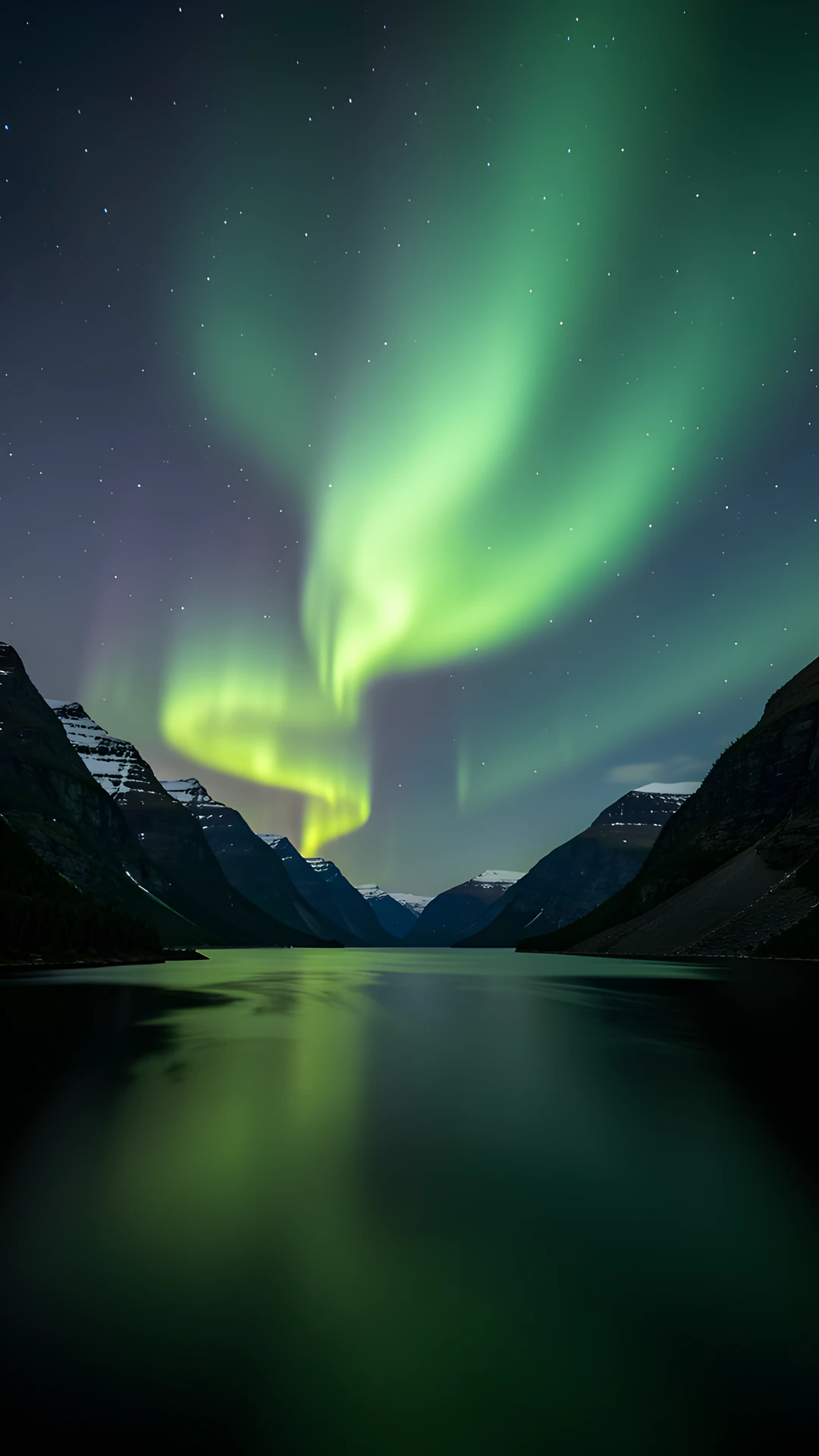 Northern Lights Fjord