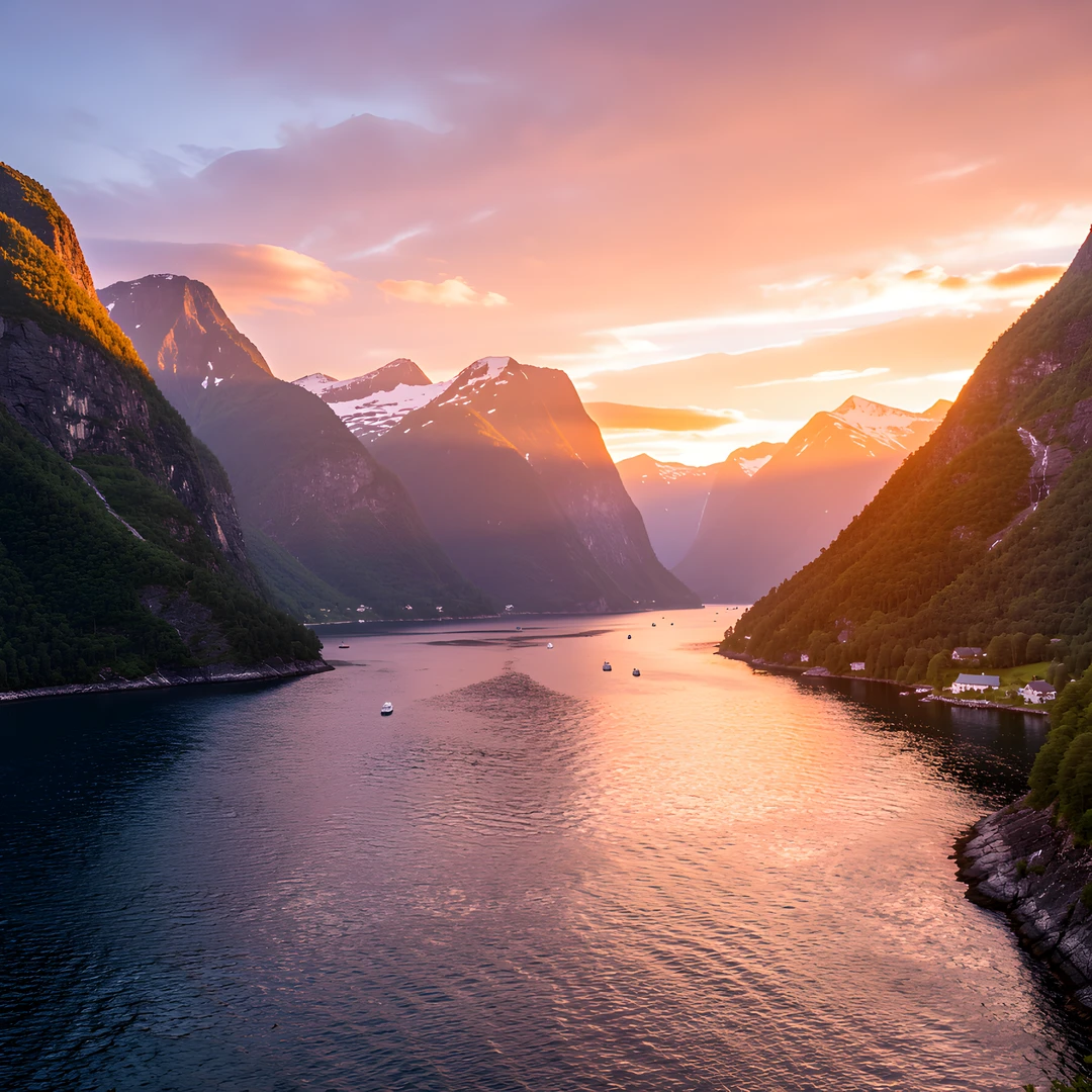 Fjord Morning Glow