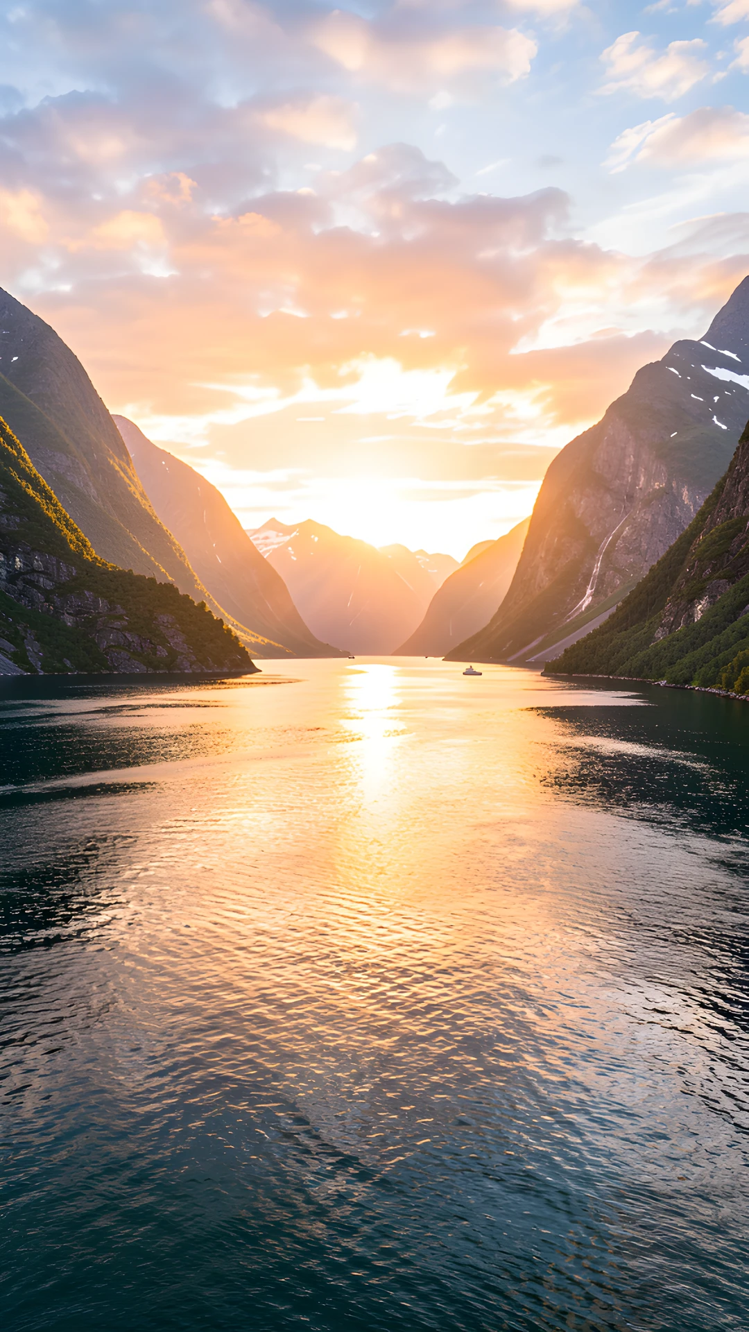 Fjord Morning Glow