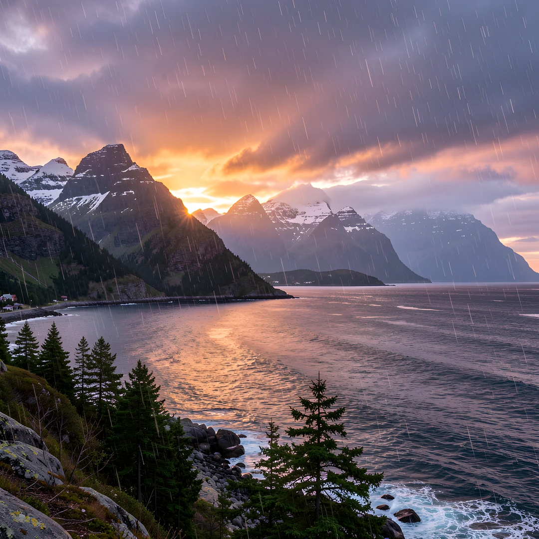 Fjord Morning Glow