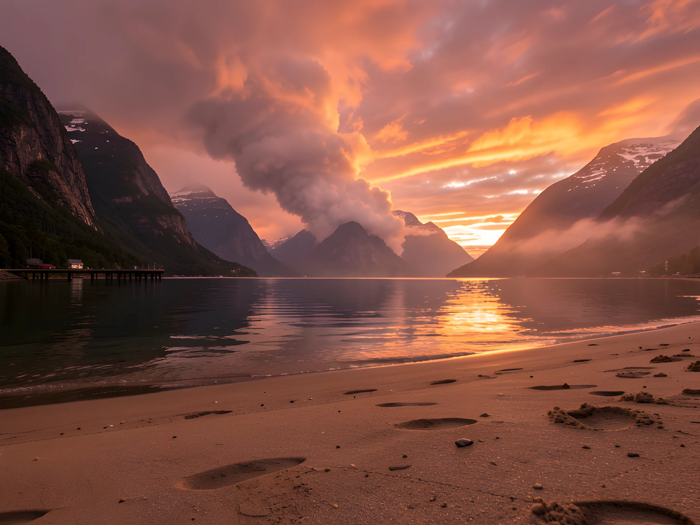 Fjord Storm Dawn