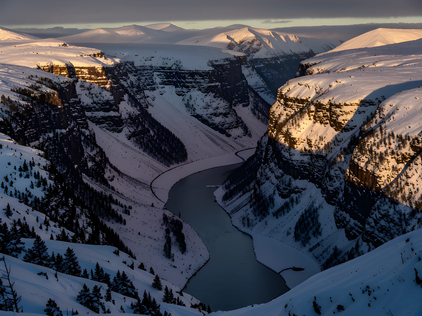 Fjord Winter Glow