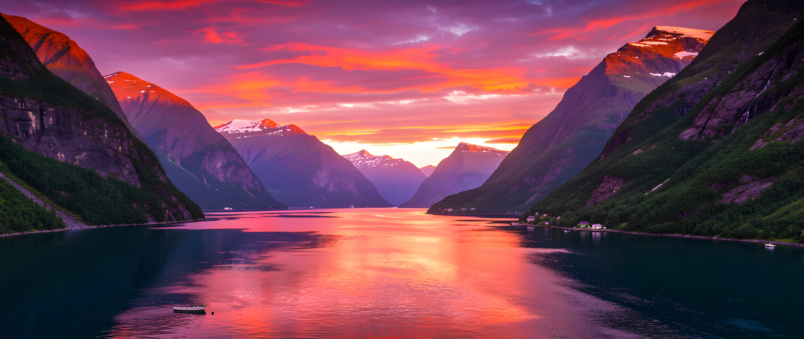 Fjord Morning Glow