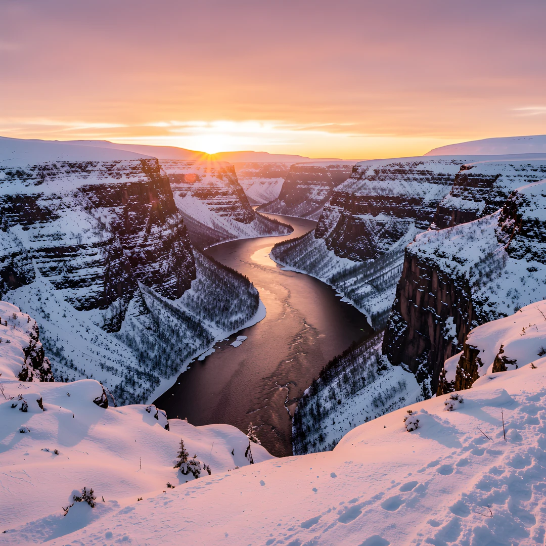 Fjord Morning Glow