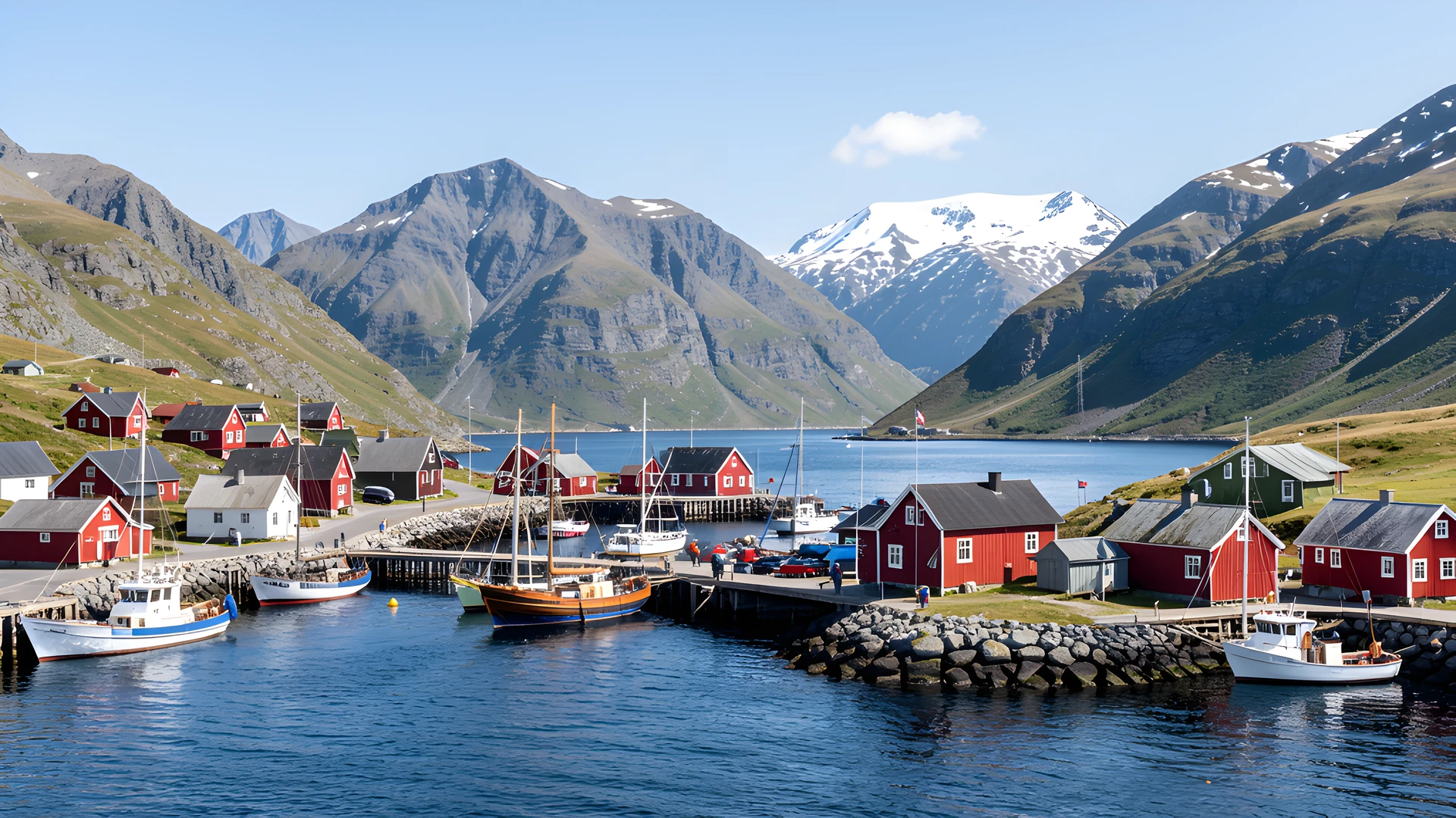 Norwegian Fishing Village