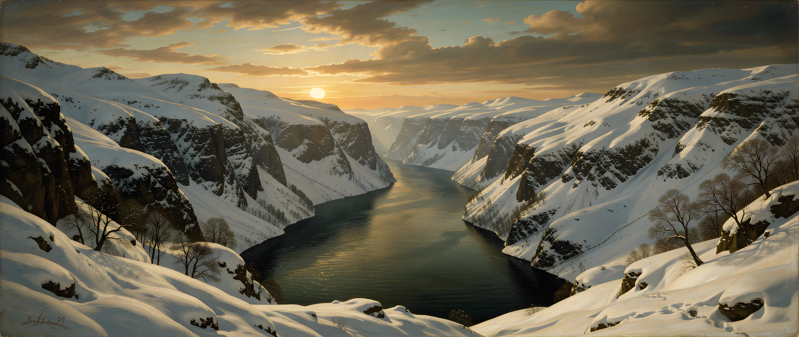 Fjord Winter Glow
